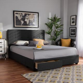 Netti Upholstered 2-Drawer Platform Storage Bed