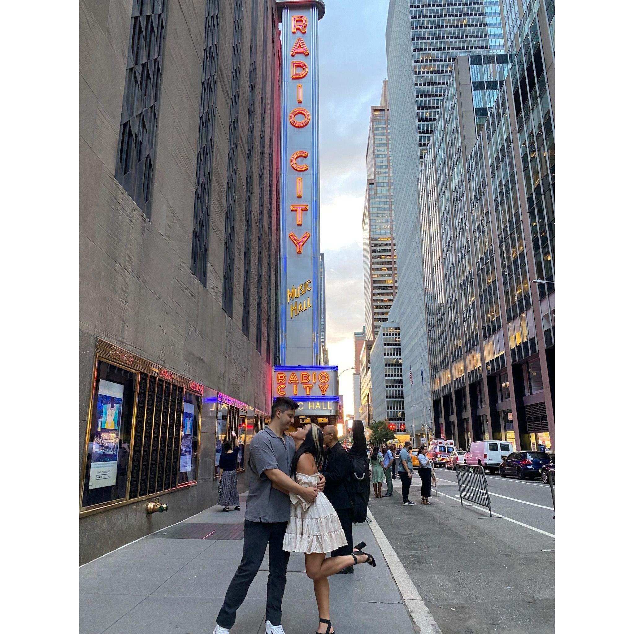 Radio City Music Hall!