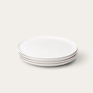 Dinner Plates - Speckled White Set of 4