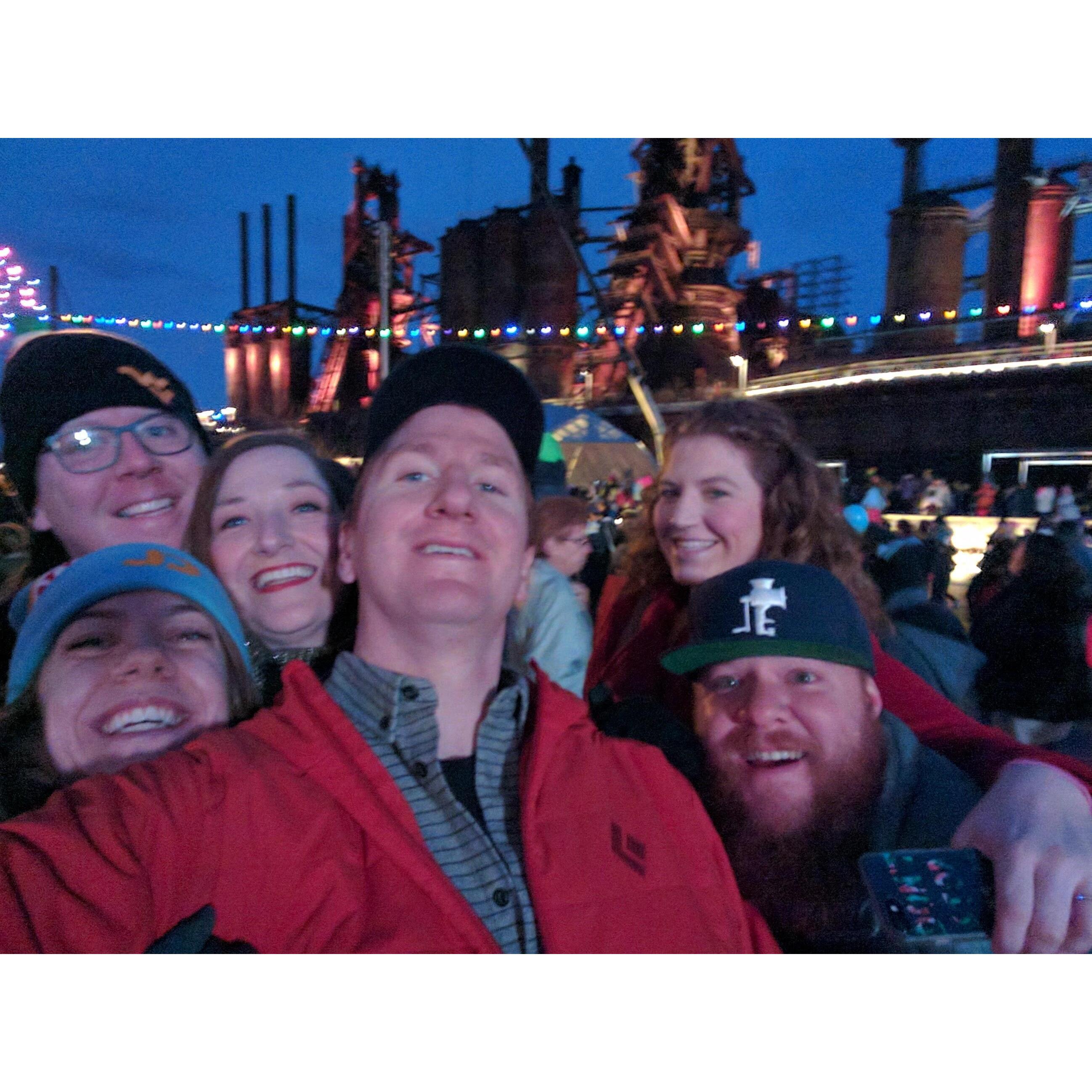 Celebrating NYE with Thomas's family