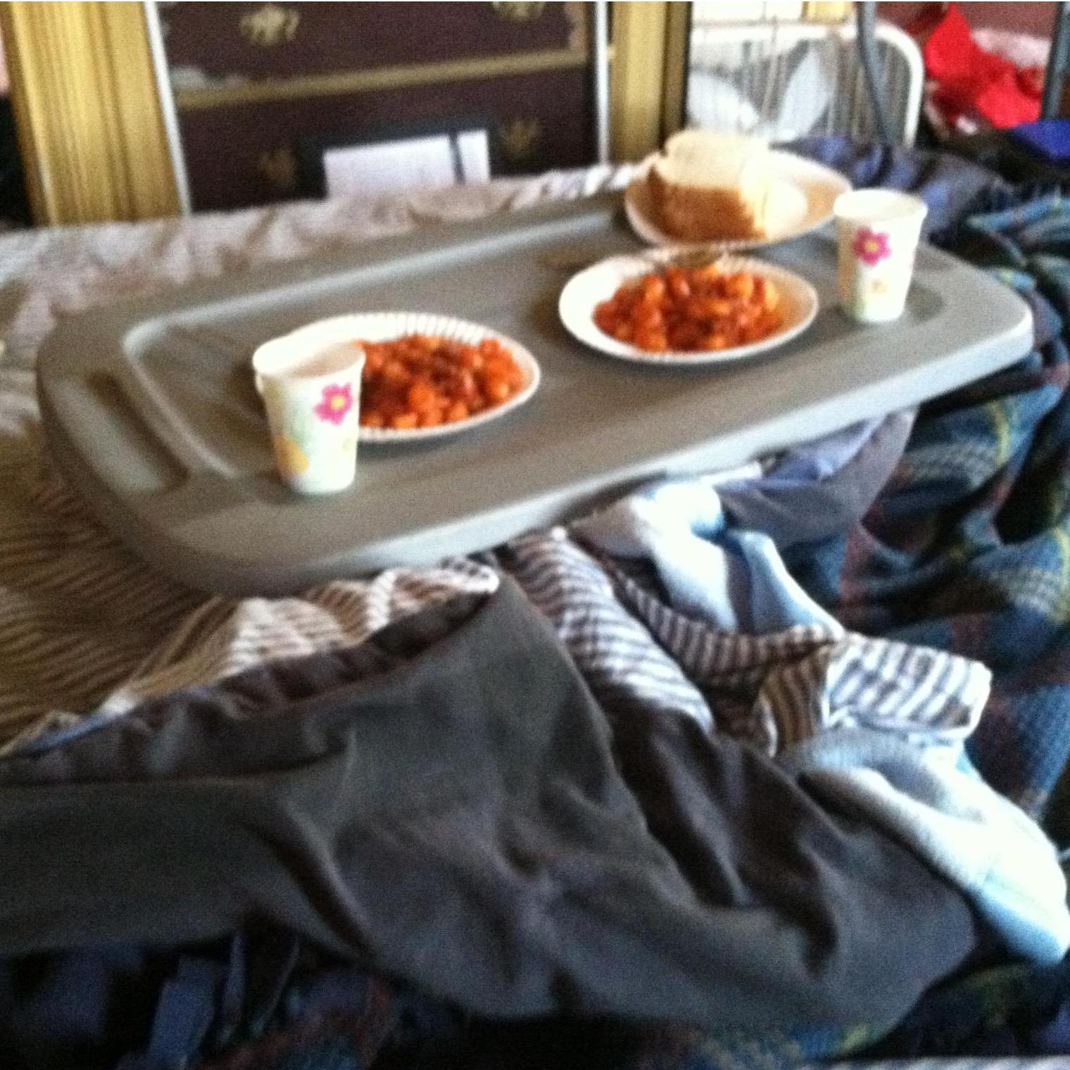 Our last dinner of Senior year of college in Matthew's apartment