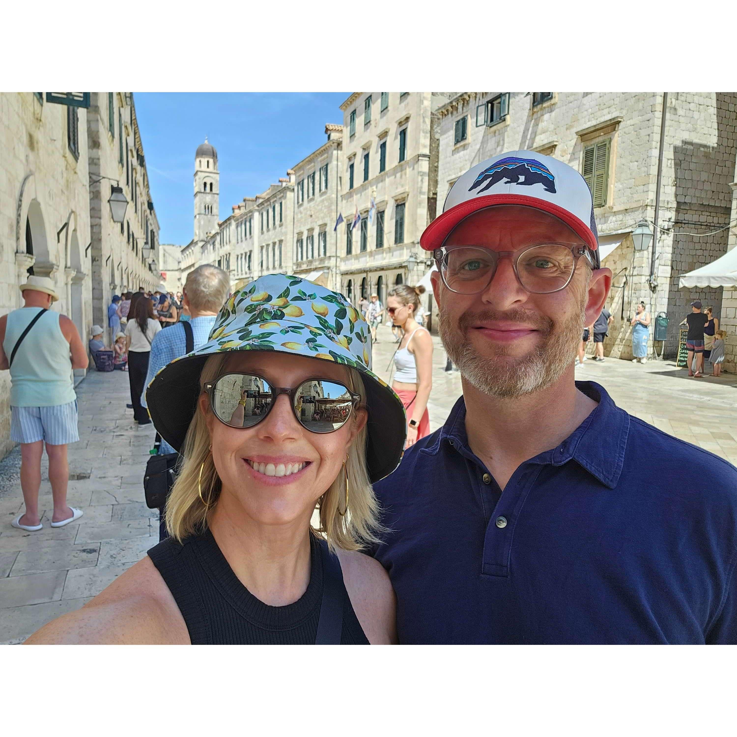 The streets of Dubrovnik, Croatia - June 2024
