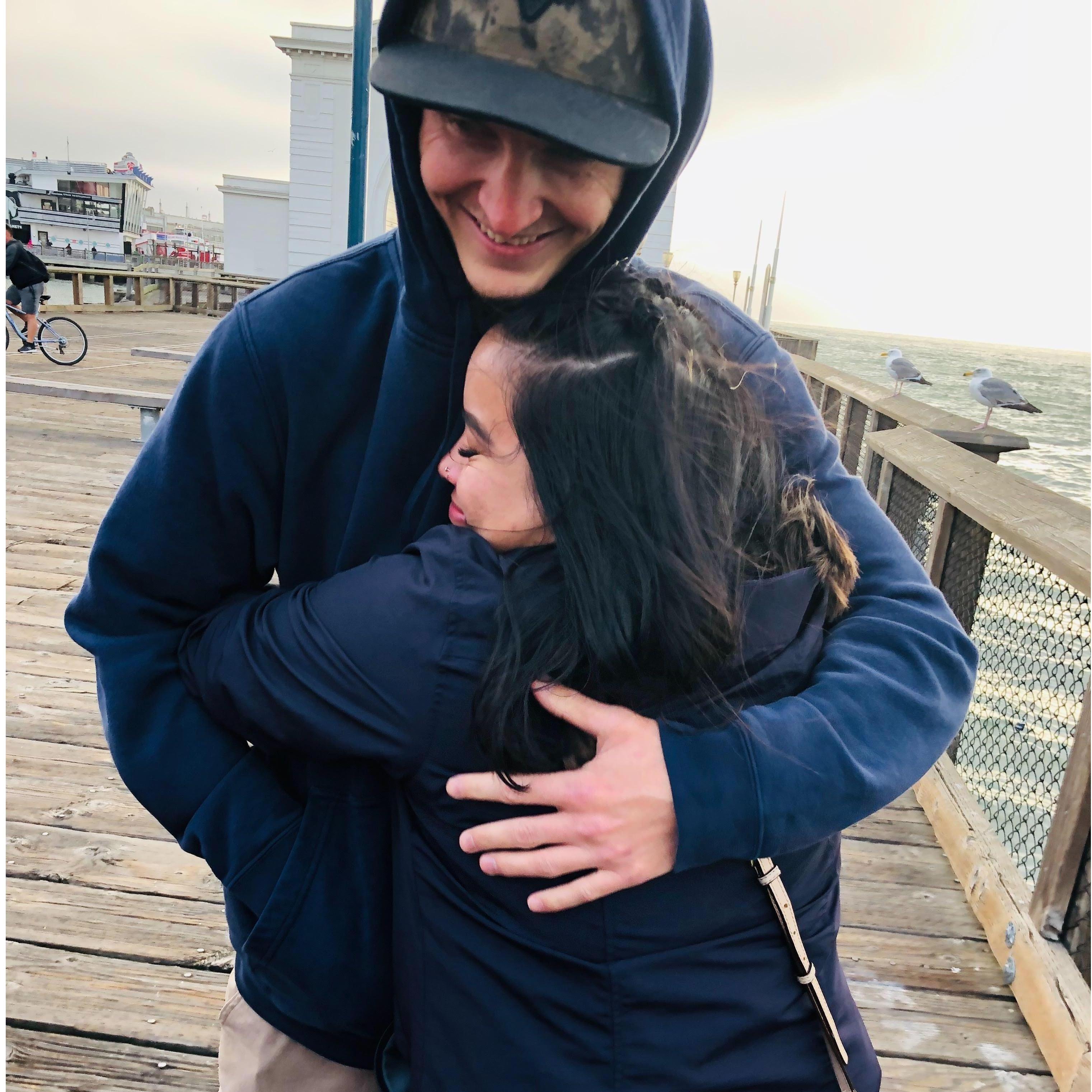 More hugs & more tears.