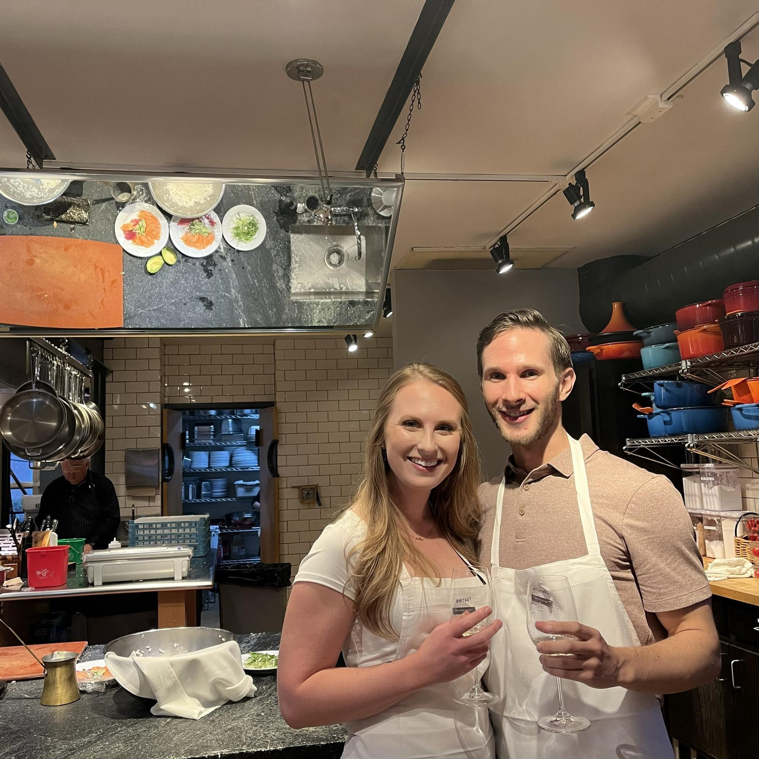 Our first date | Sushi-making class at Cooks of Crocus Hill on Grand Ave | July 2023