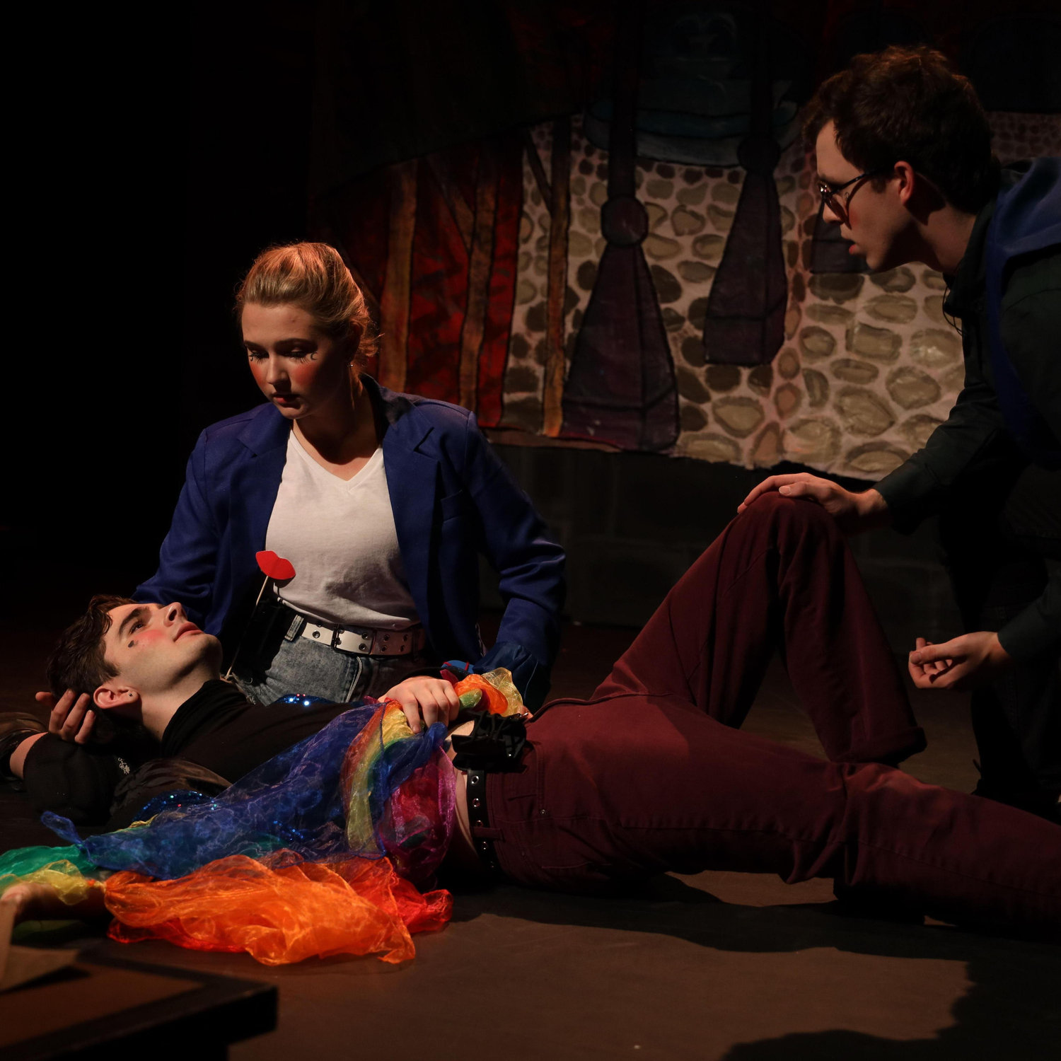 Violet and Joelle in "The Comedy of Romeo and Juliet"