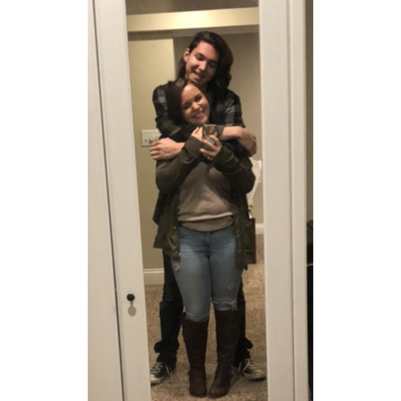 our first thanksgiving at each others houses!