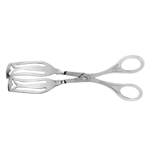 Alessi 506 Pastry Tongs, Silver