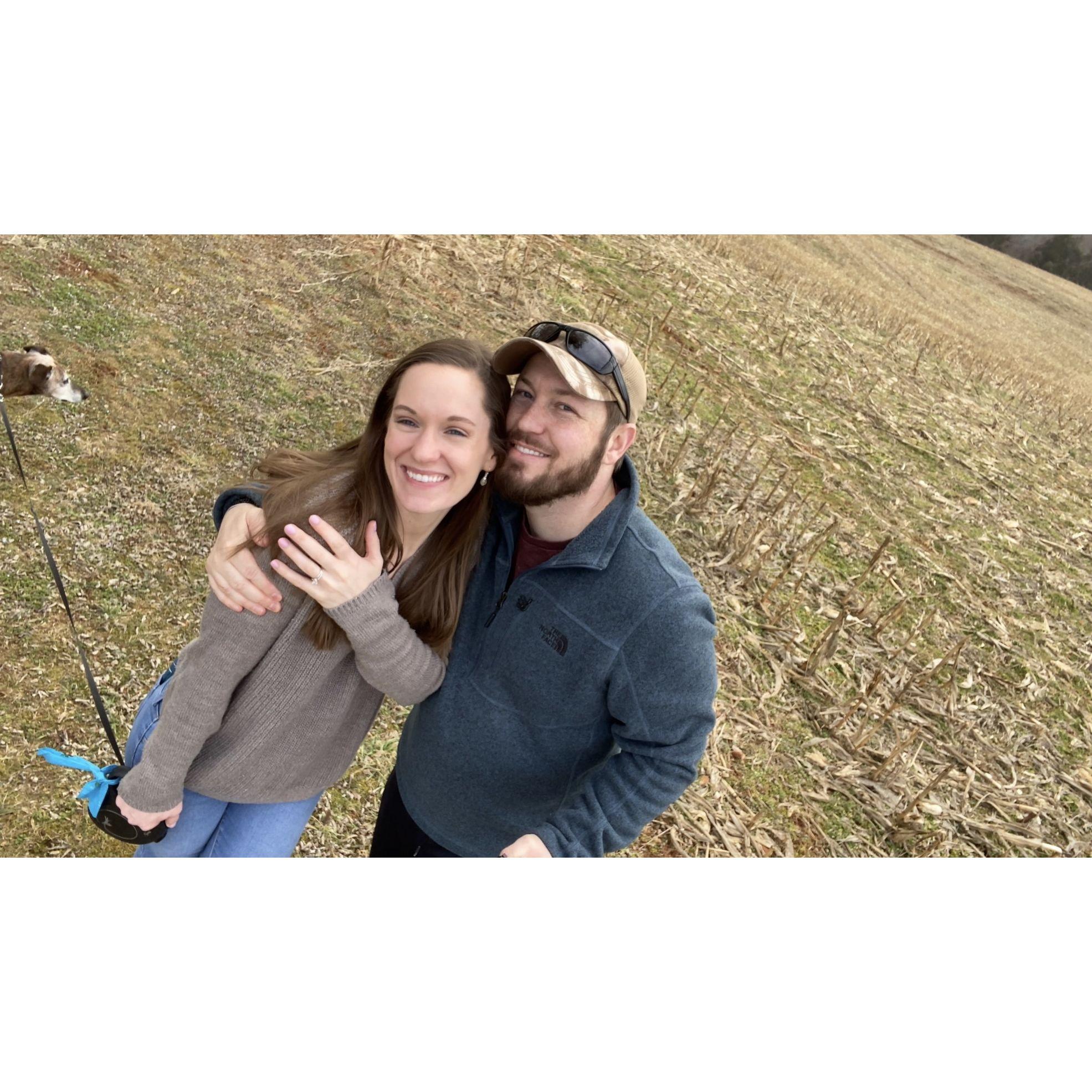 From our first vacation being engaged...with Lila making a guest appearance :)
