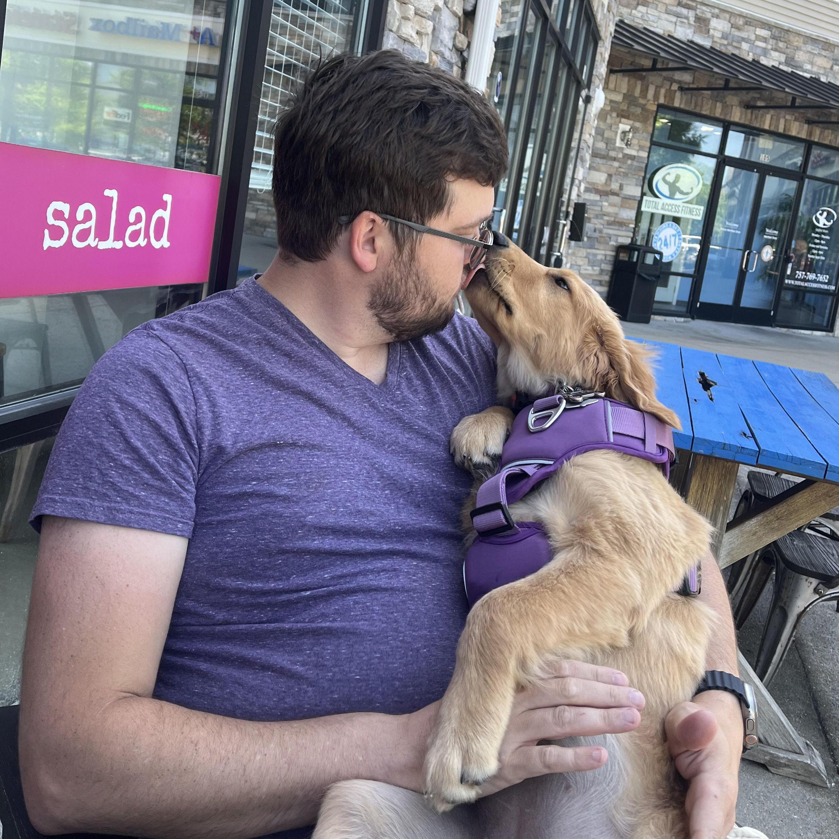 A boy and his dog
