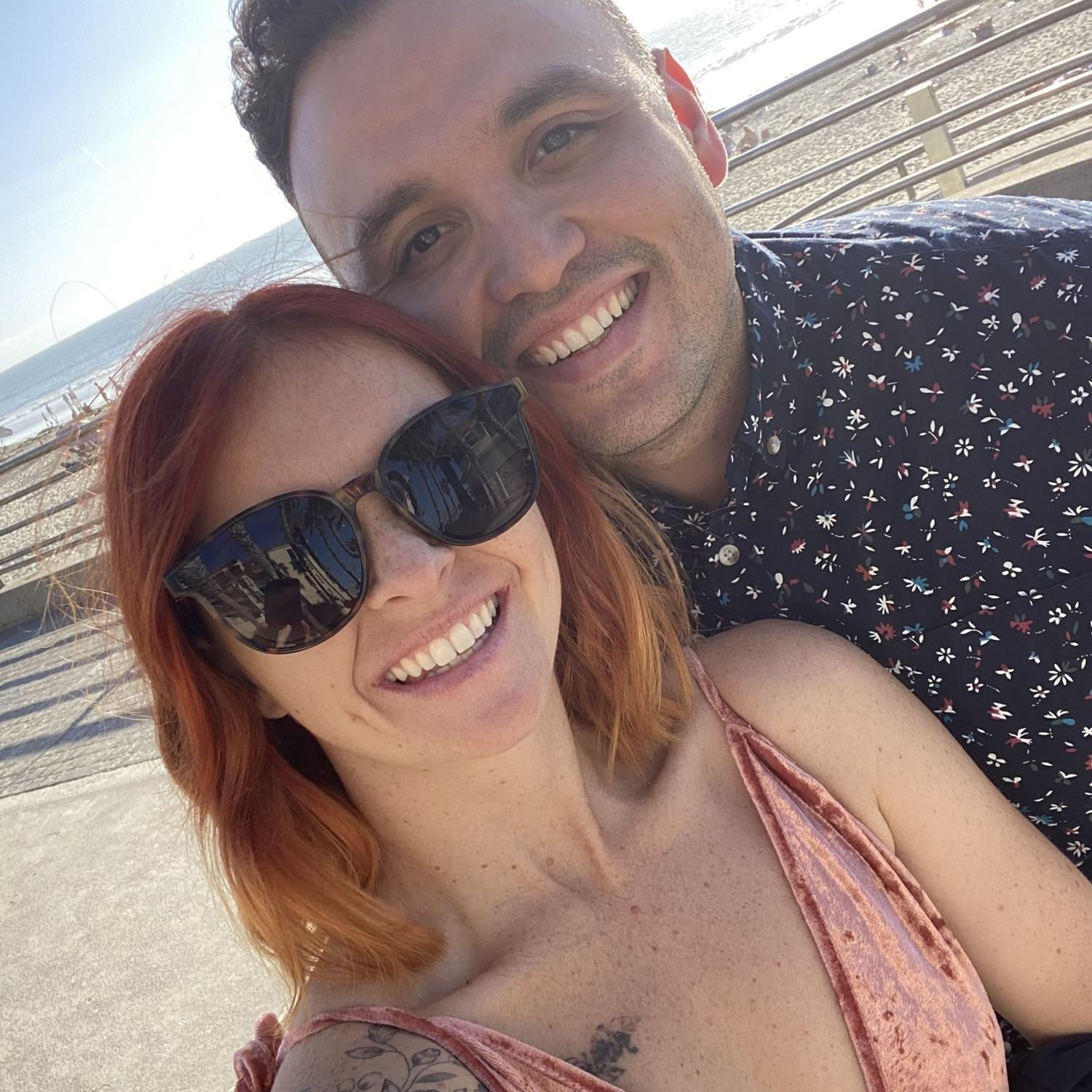 When Chris came down to LA because I missed him too much. 🖤