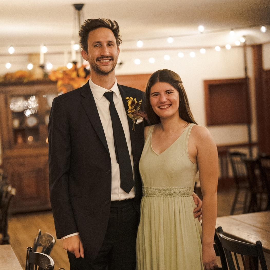 This is from when our friends got married.