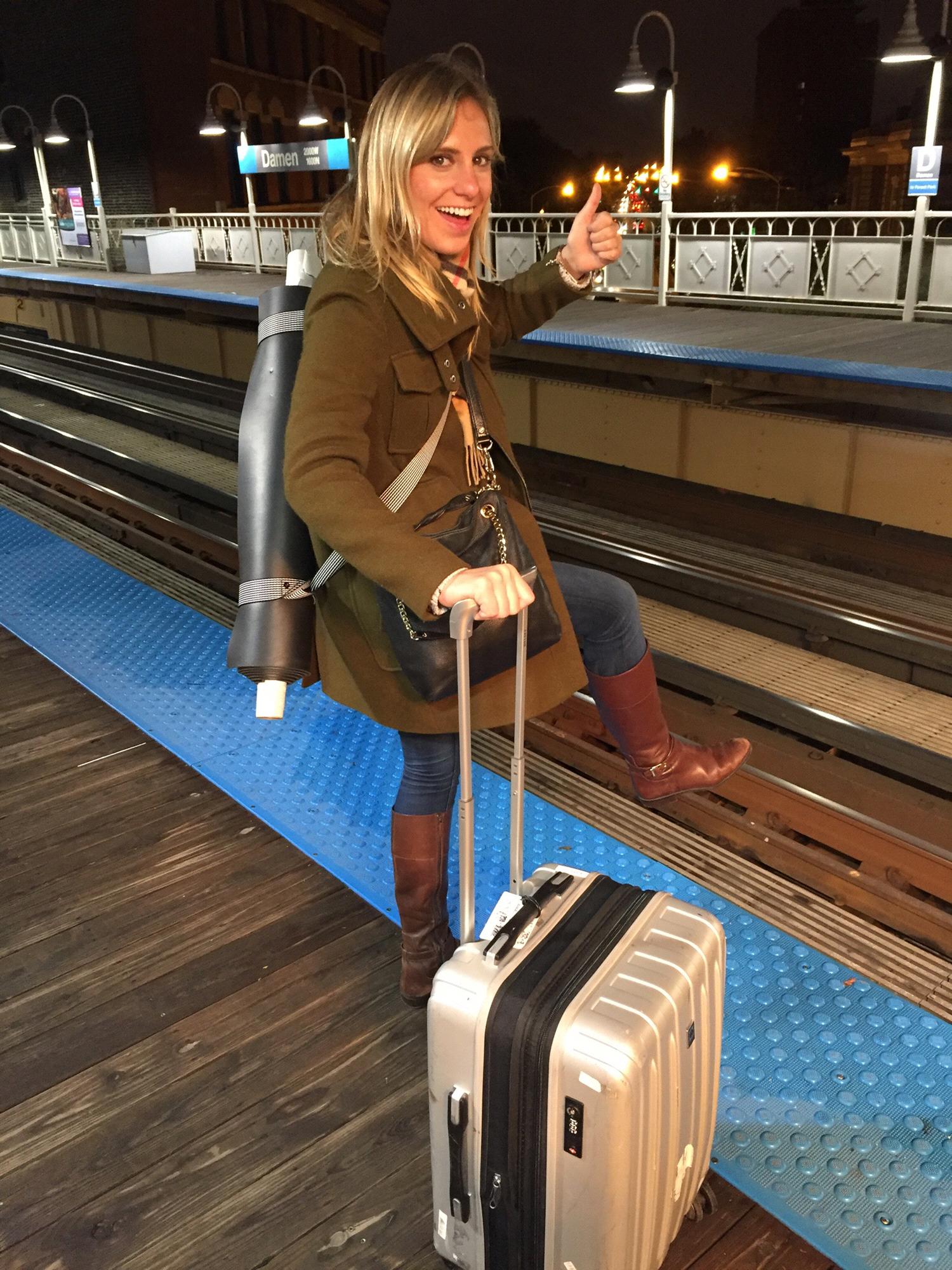 This was the weekend we decided to move to Chicago after graduating Duke. As you can tell, Lauren is an experienced traveler.... (1/2)