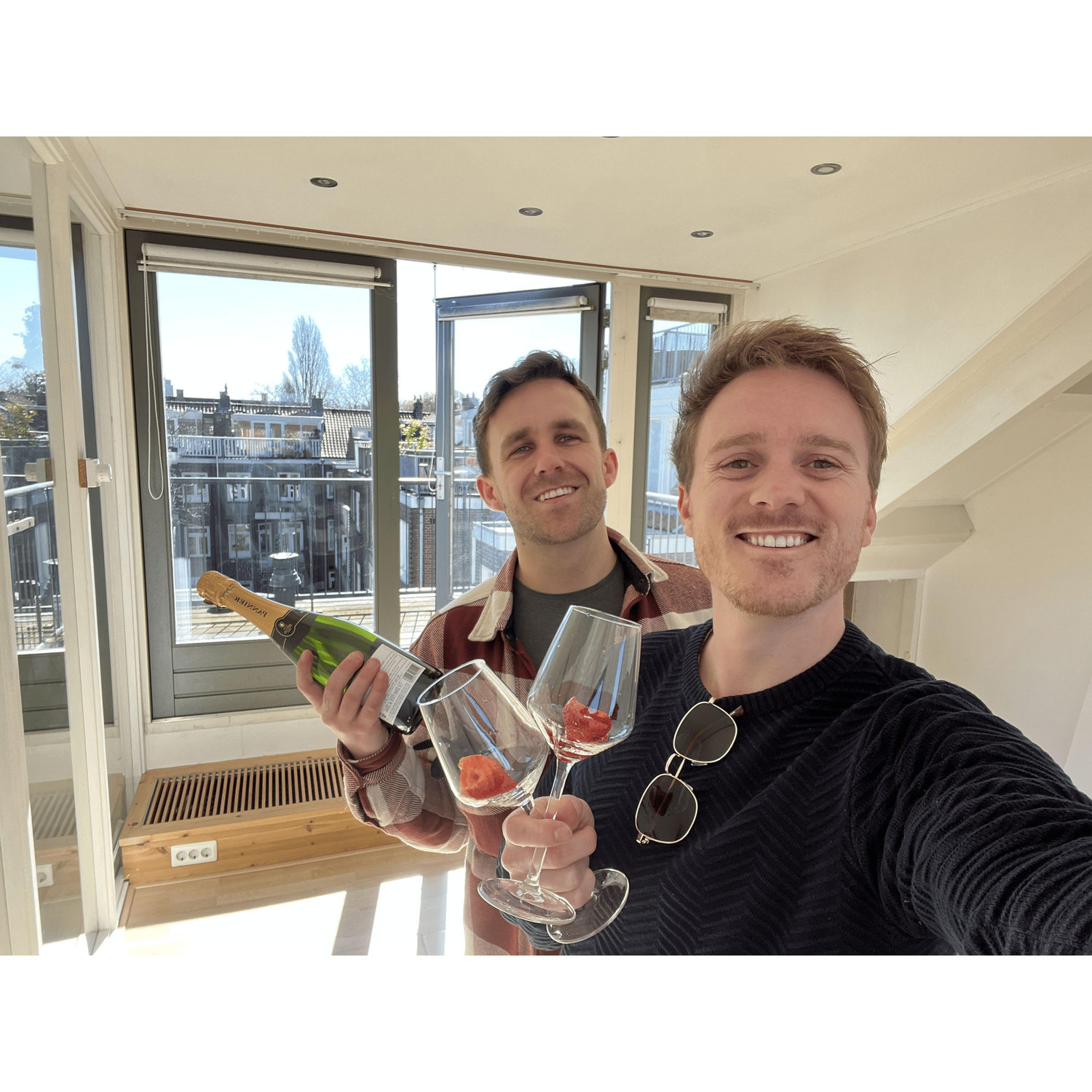 First day in our new home, Amsterdam 2023