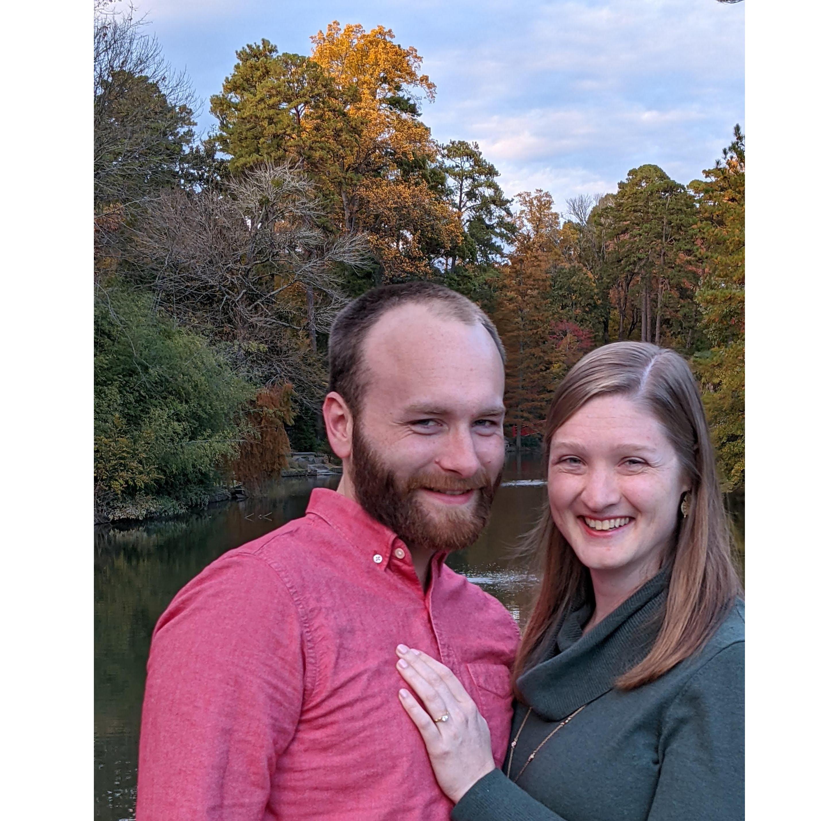 Beautiful fall colors for our engagement photo shoot. PC: Jack B. Bruns