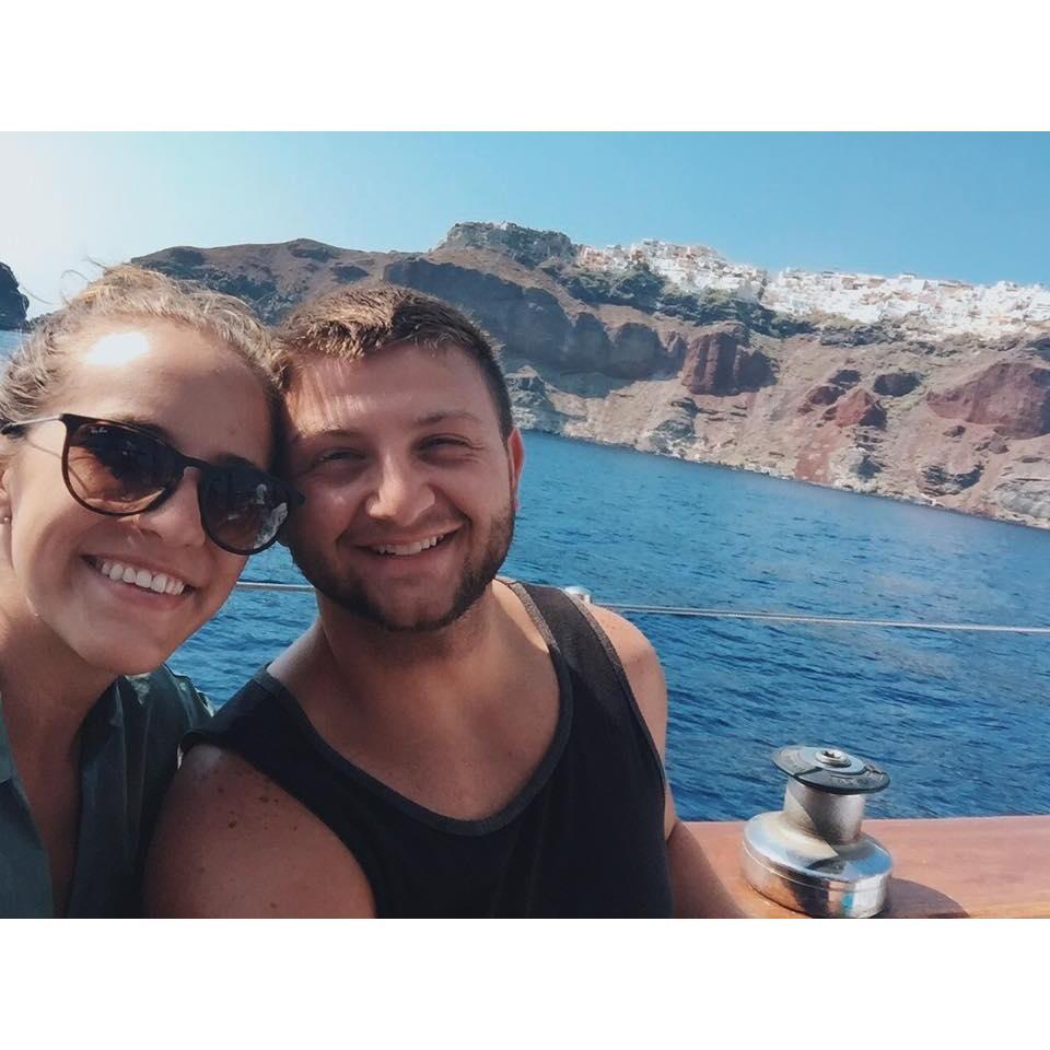 First time Brendan travels to Greece!