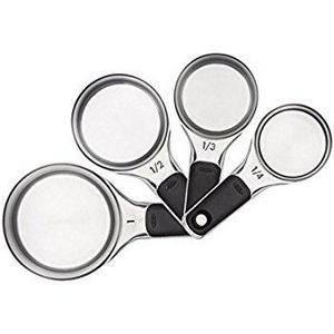 OXO Good Grips Stainless Steel Measuring Cups with Magnetic Snaps
