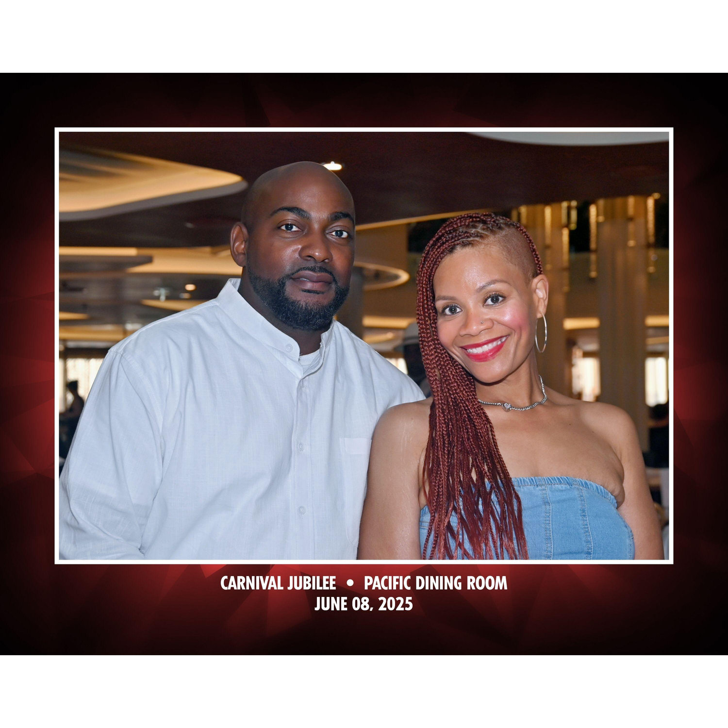 On the cruise where he asked and I answered