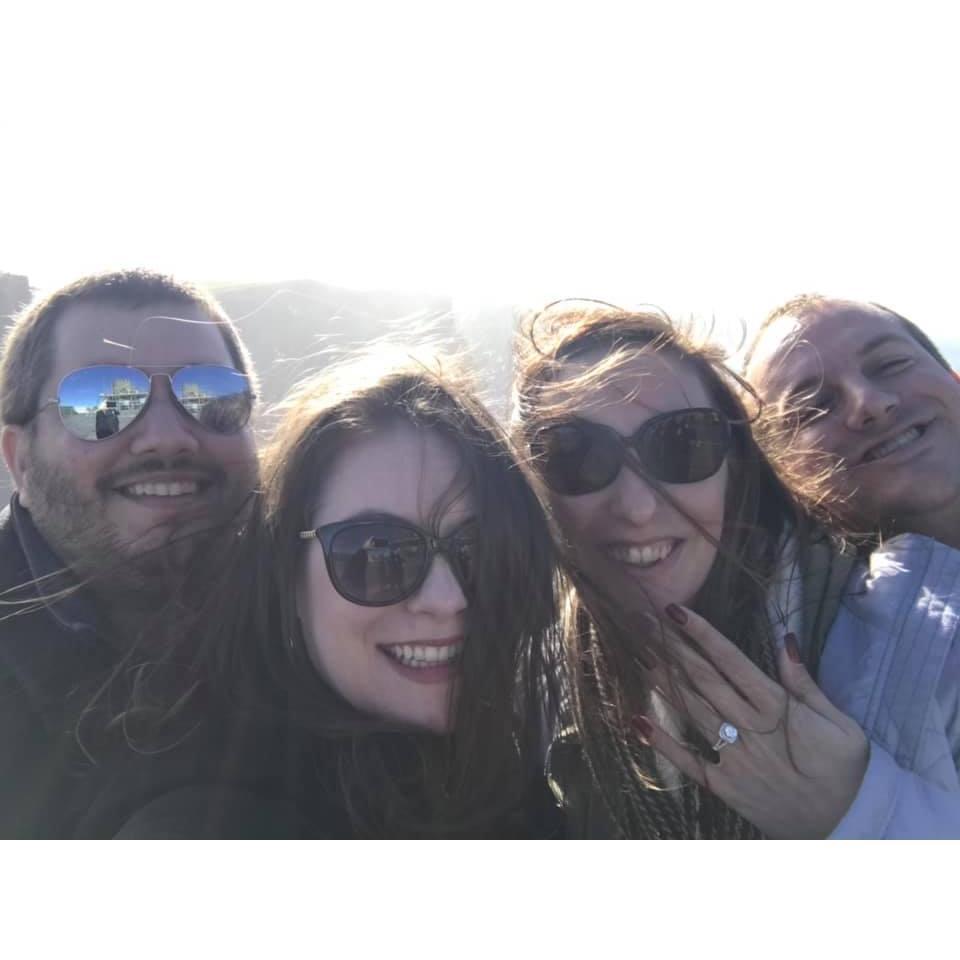 Post Engagement Selfie with the O'Hawleys.