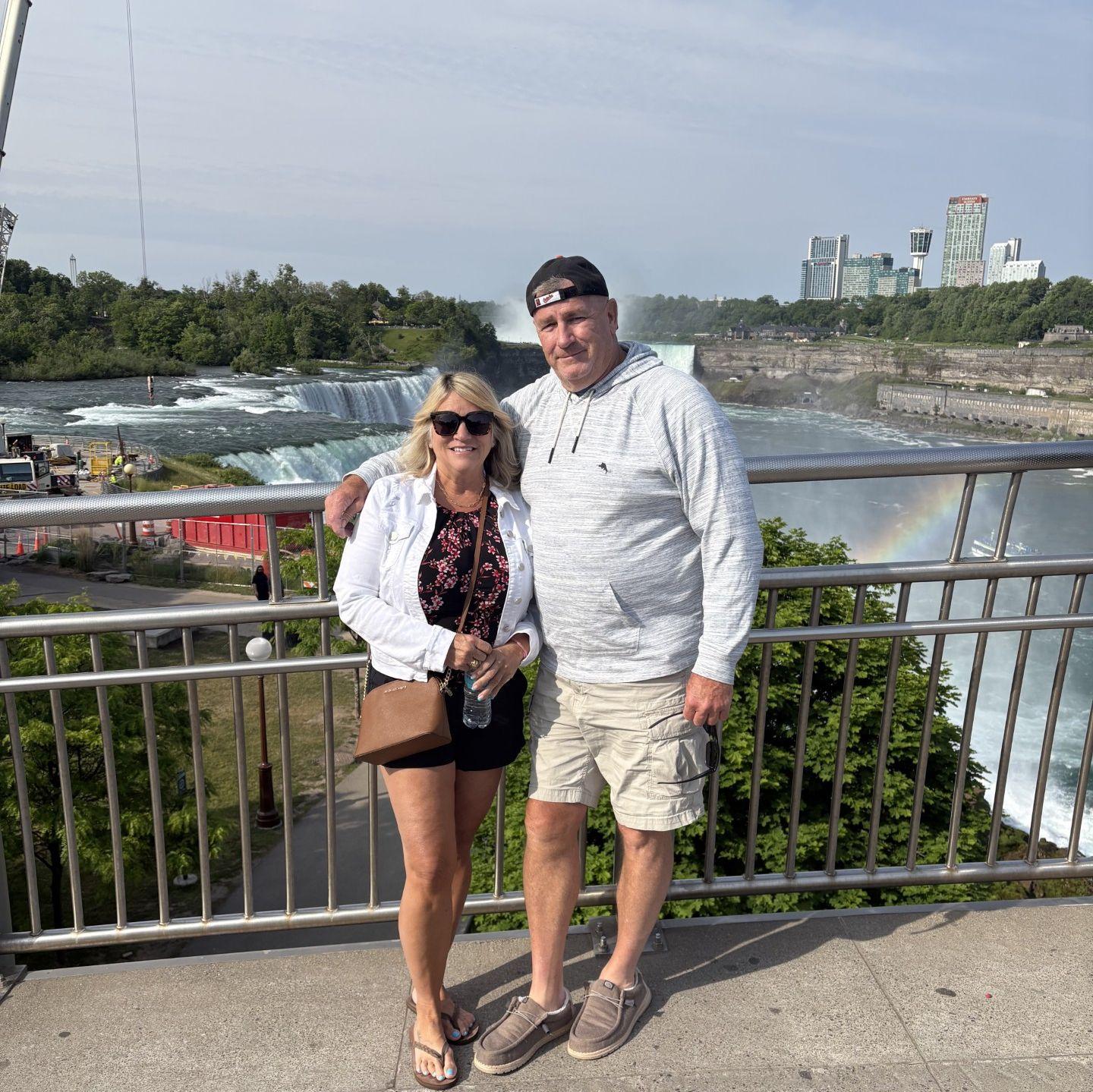Niagra Falls - 2025.  We saw a billboard for a Chris Stapleton concert and joined in on that fun.  Last year for the old Buffalo Bills stadium.