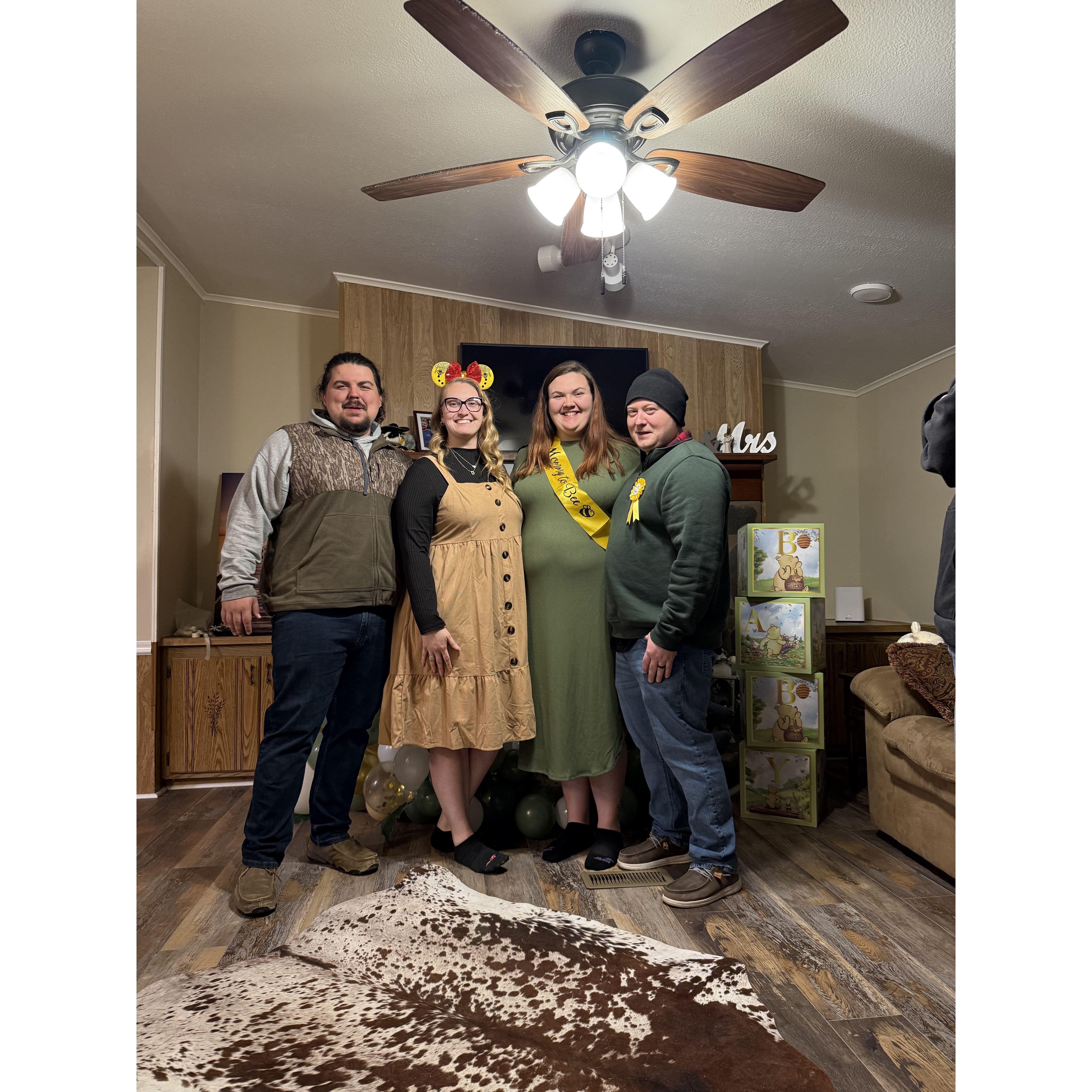 Sisters gender reveal which it was a boy lol