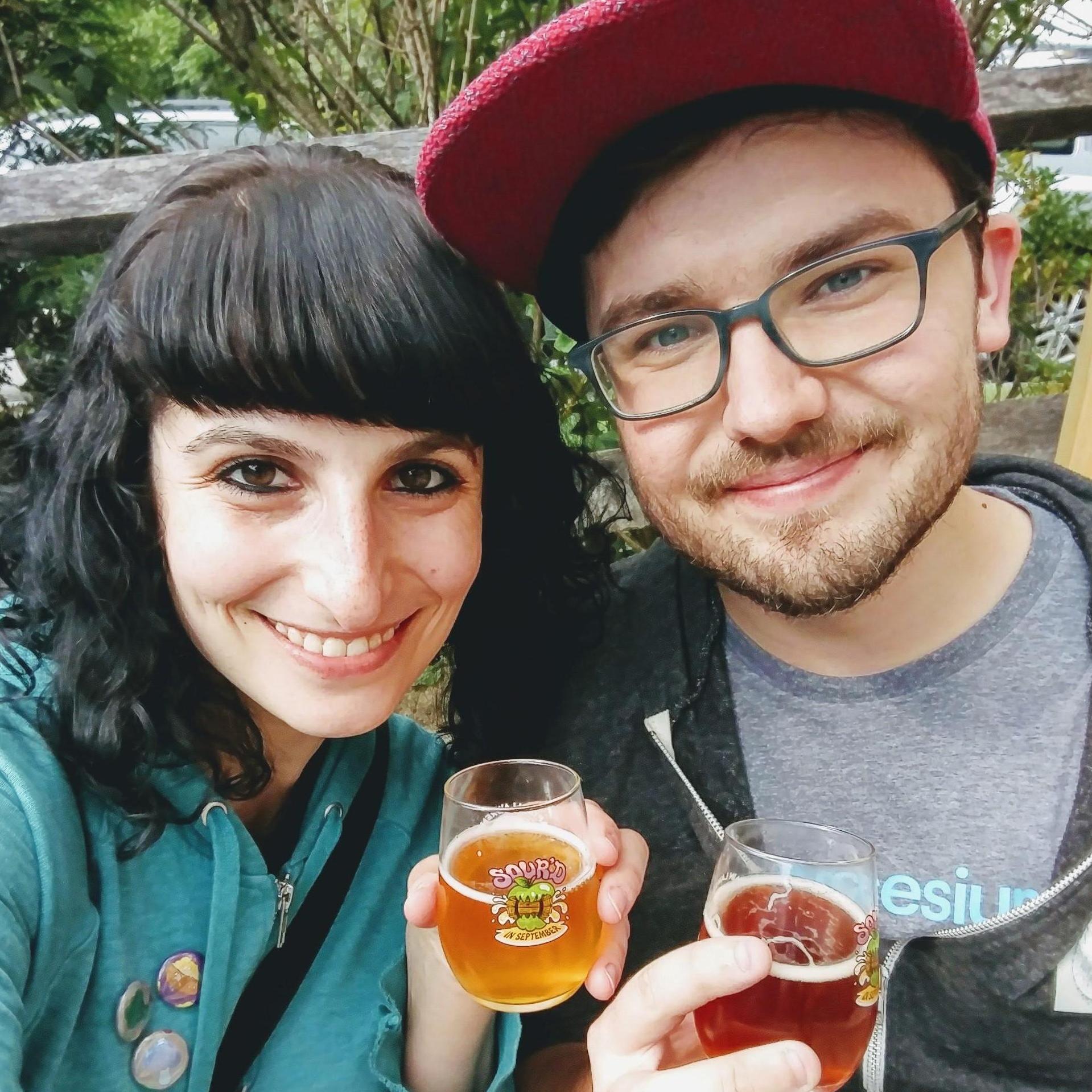 Enjoying some sour beers at Sour'd in September, 2017