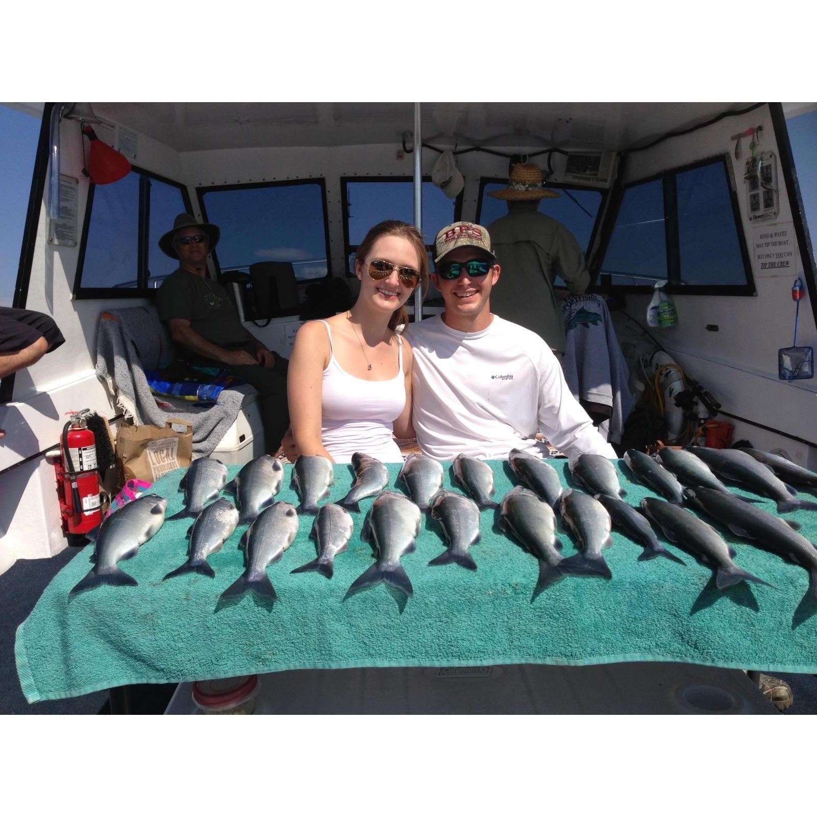Salmon fishing in Tahoe