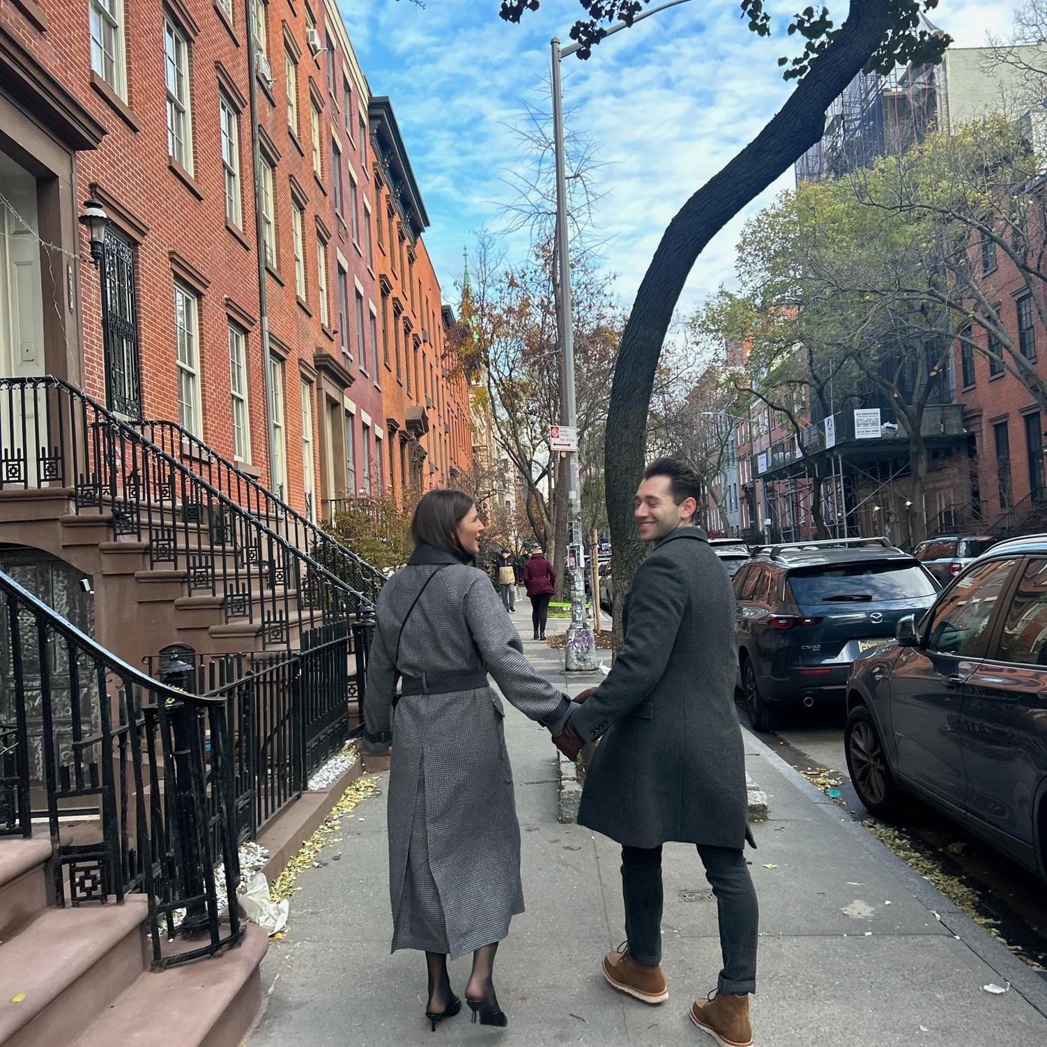 Newly engaged in our neighborhood! (Chelsea, Manhattan)