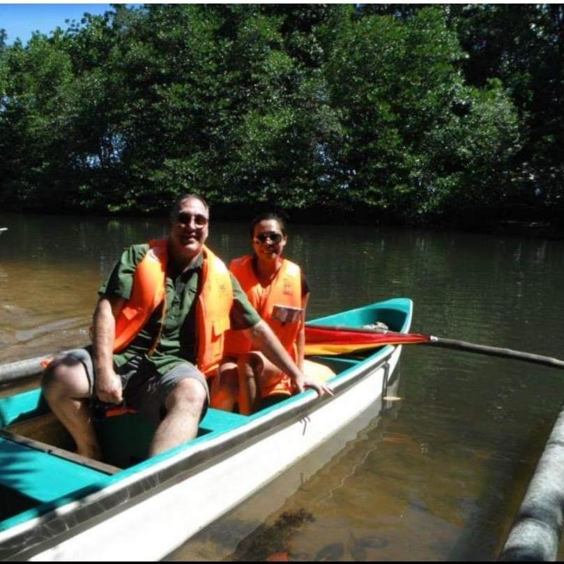 Paddle boat mangrove tour. Palawan, Philippines 2014.