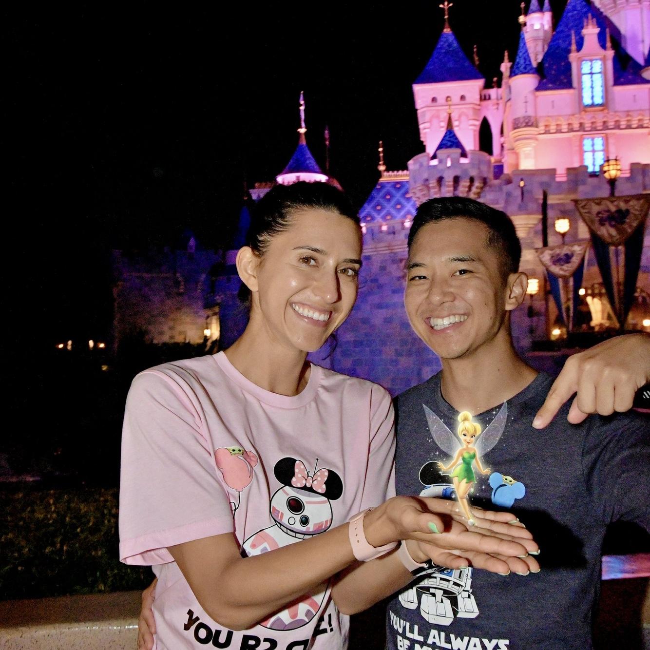 Our Disneyland visit was blessed by Tinkerbell