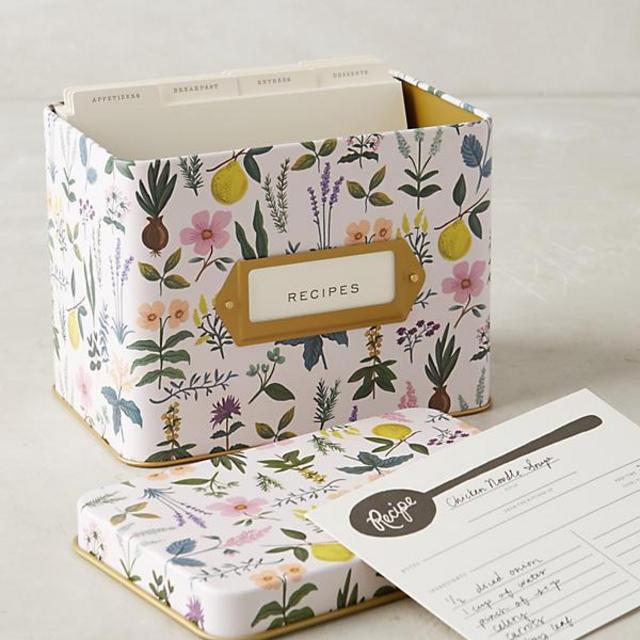 Spring Garden Recipe Tin