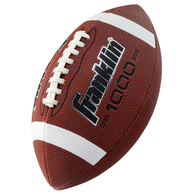 Franklin Sports 1000 Series Grip-Rite Junior Football - Brown