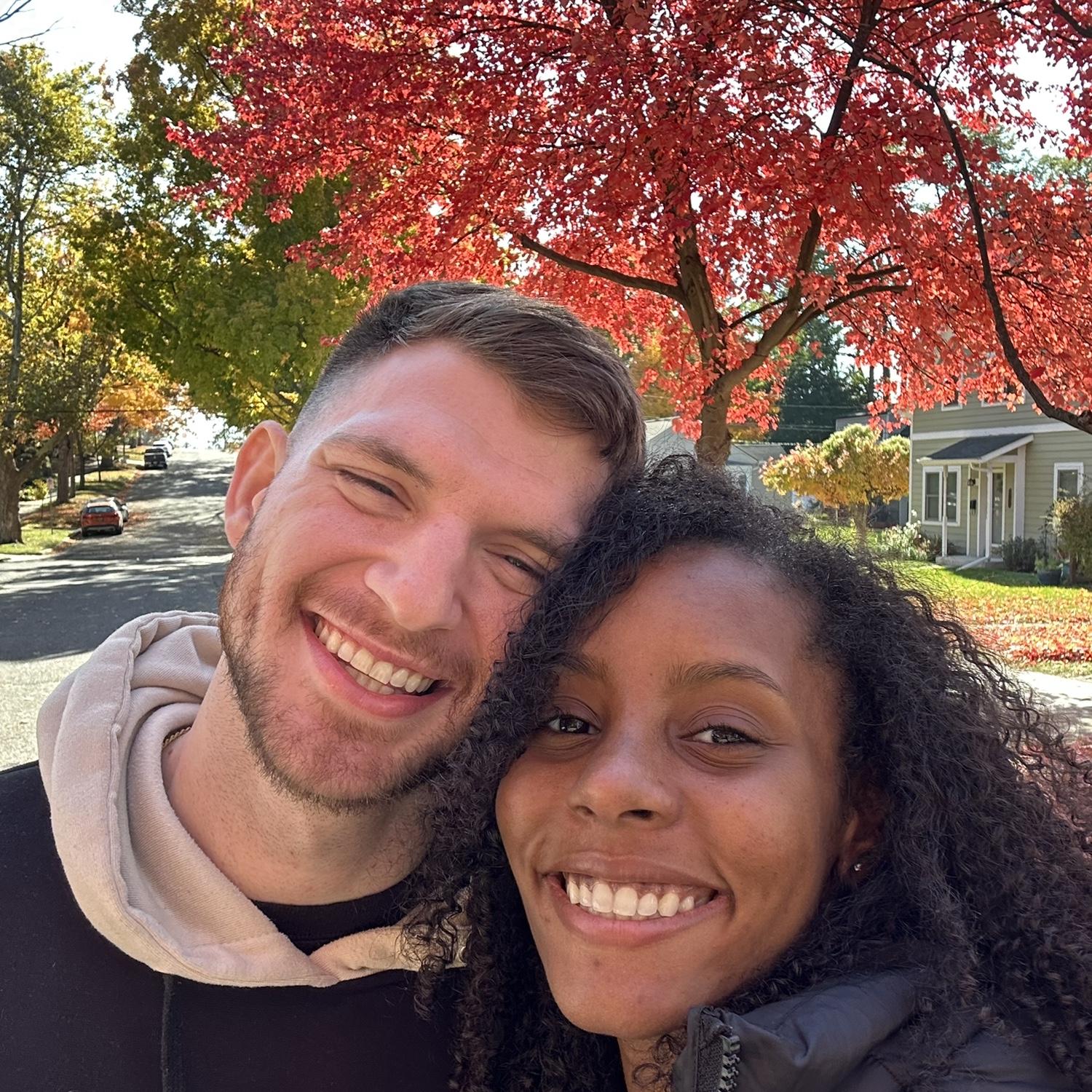 One of the many trips Char took to Michigan. Fell in love with the Fall.