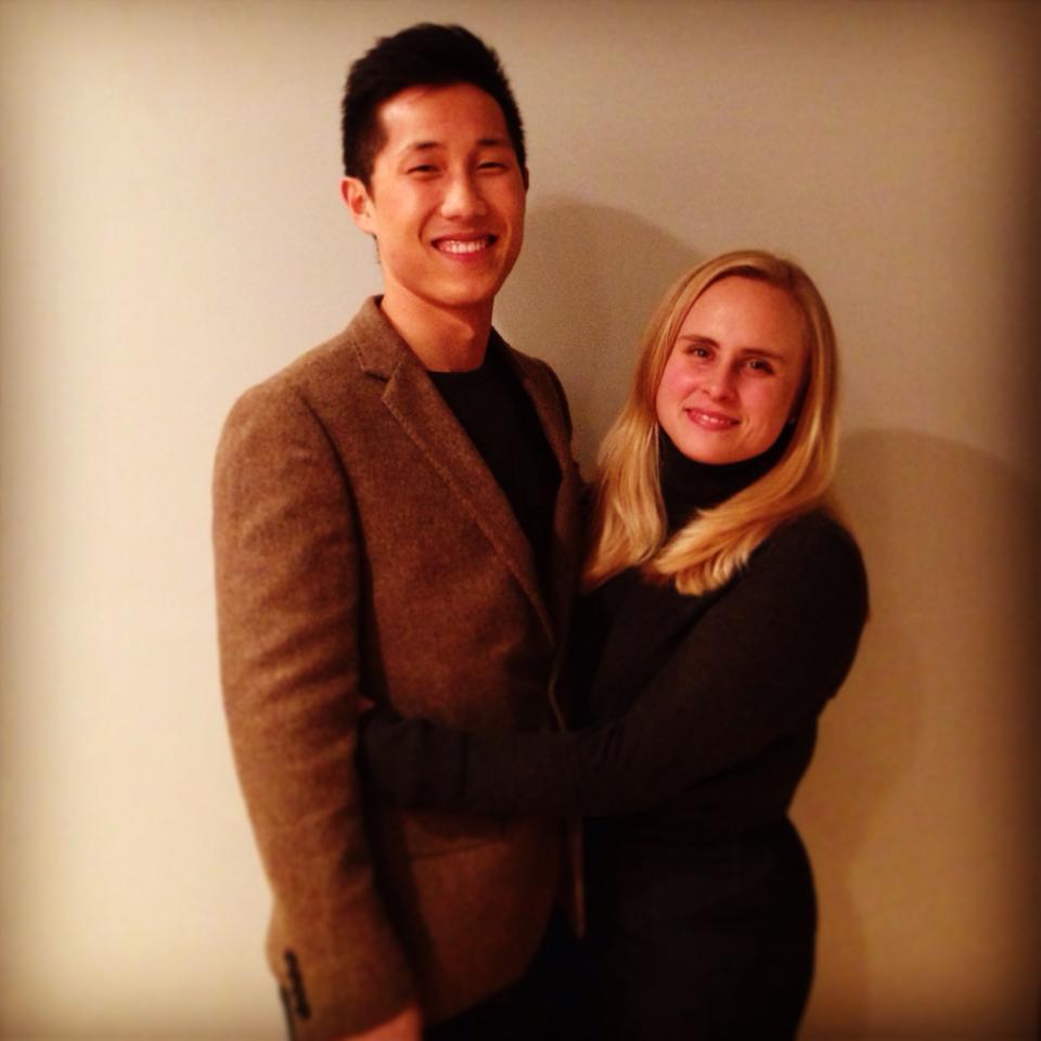 Presenting before we were "dating."
Thanksgiving 2013