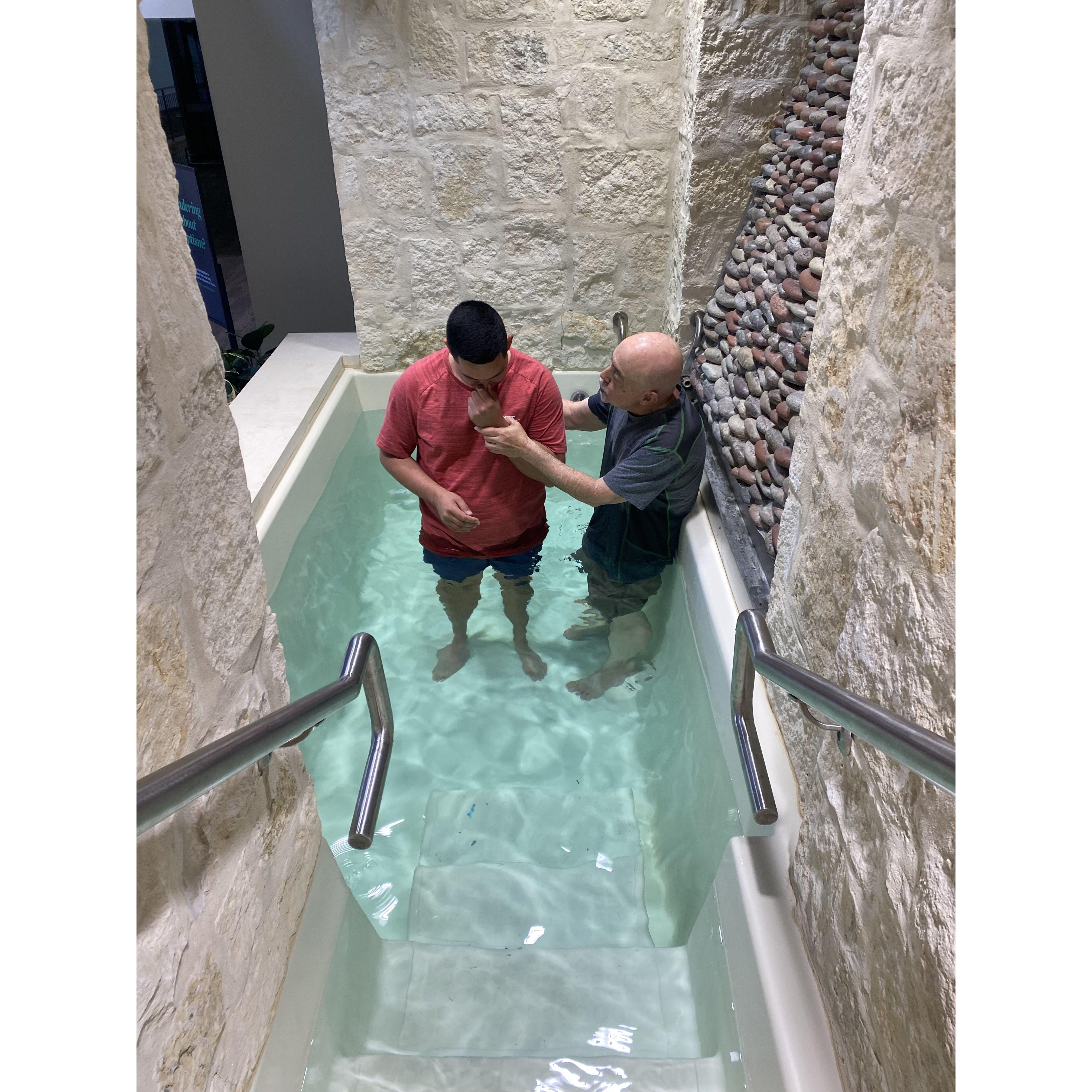 In 2023, we found our way back to Jesus Christ & got baptized together at our church Oakhills 6 months before the proposal.