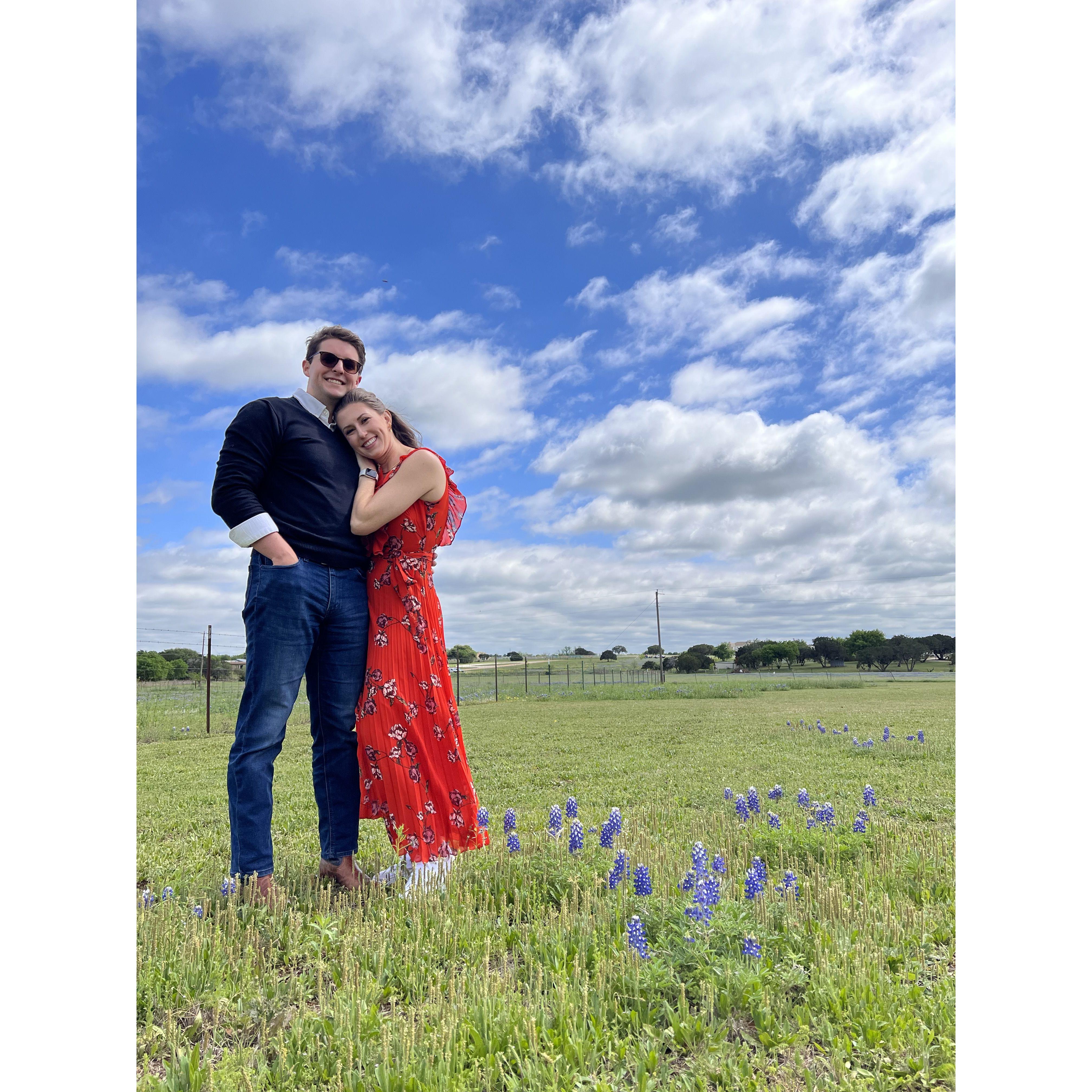A very Texas setting - celebrating our friends Bailey and Lucas getting married in April 2023