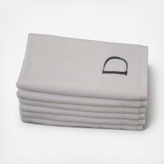 Monogram Guest Towel, Set of 6