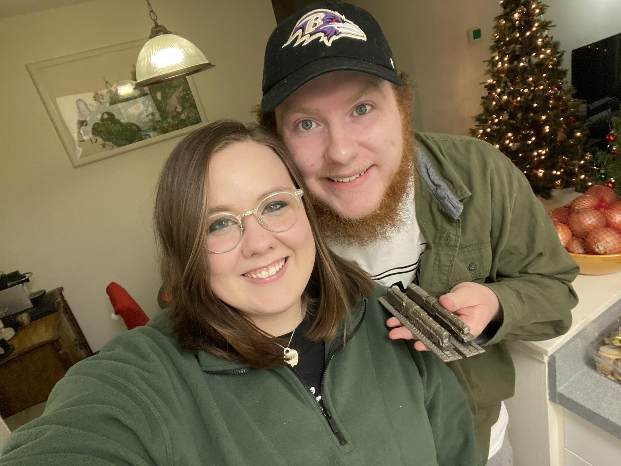 Ringing in 2021 together and celebrating two years as a couple together. December 31, 2020