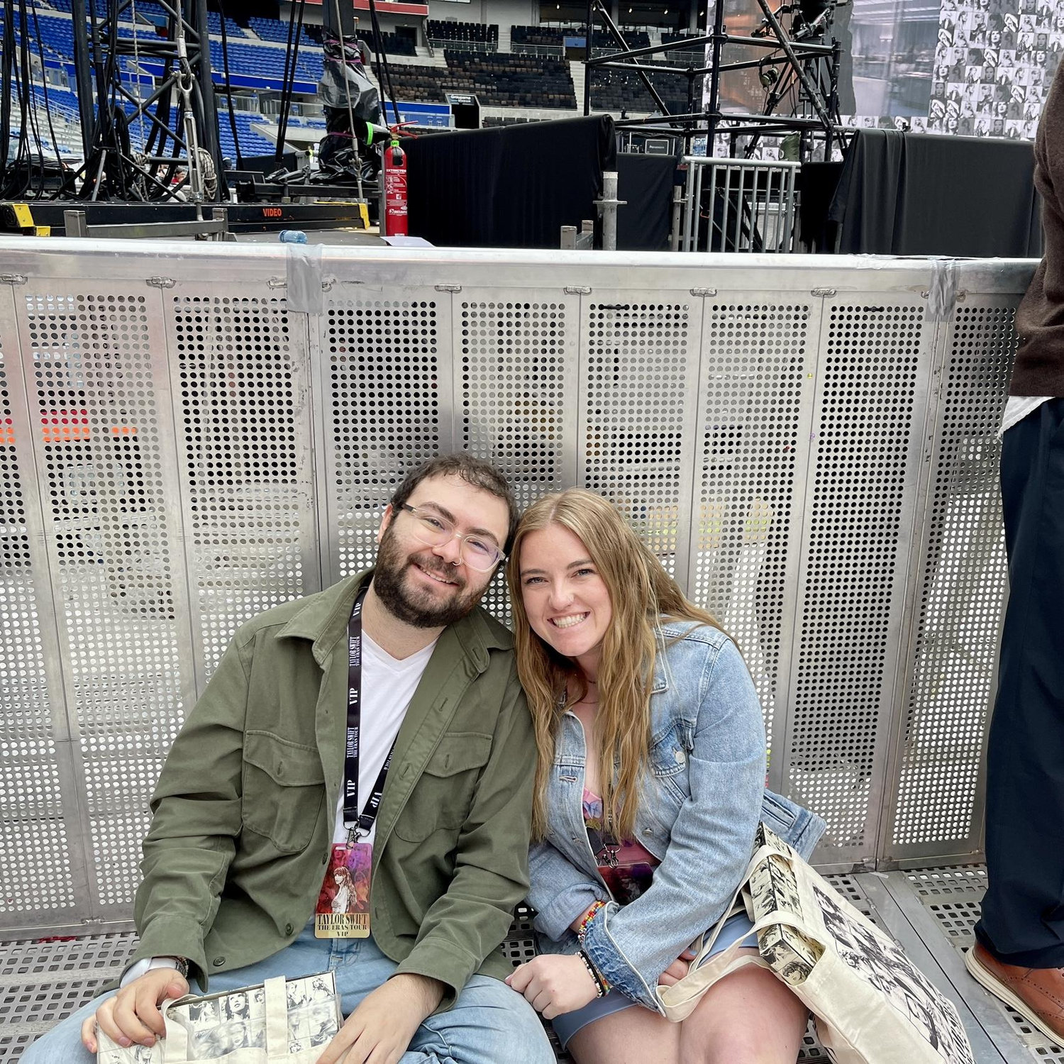 Jose became an honorary Swiftie!! Lyon, France :)