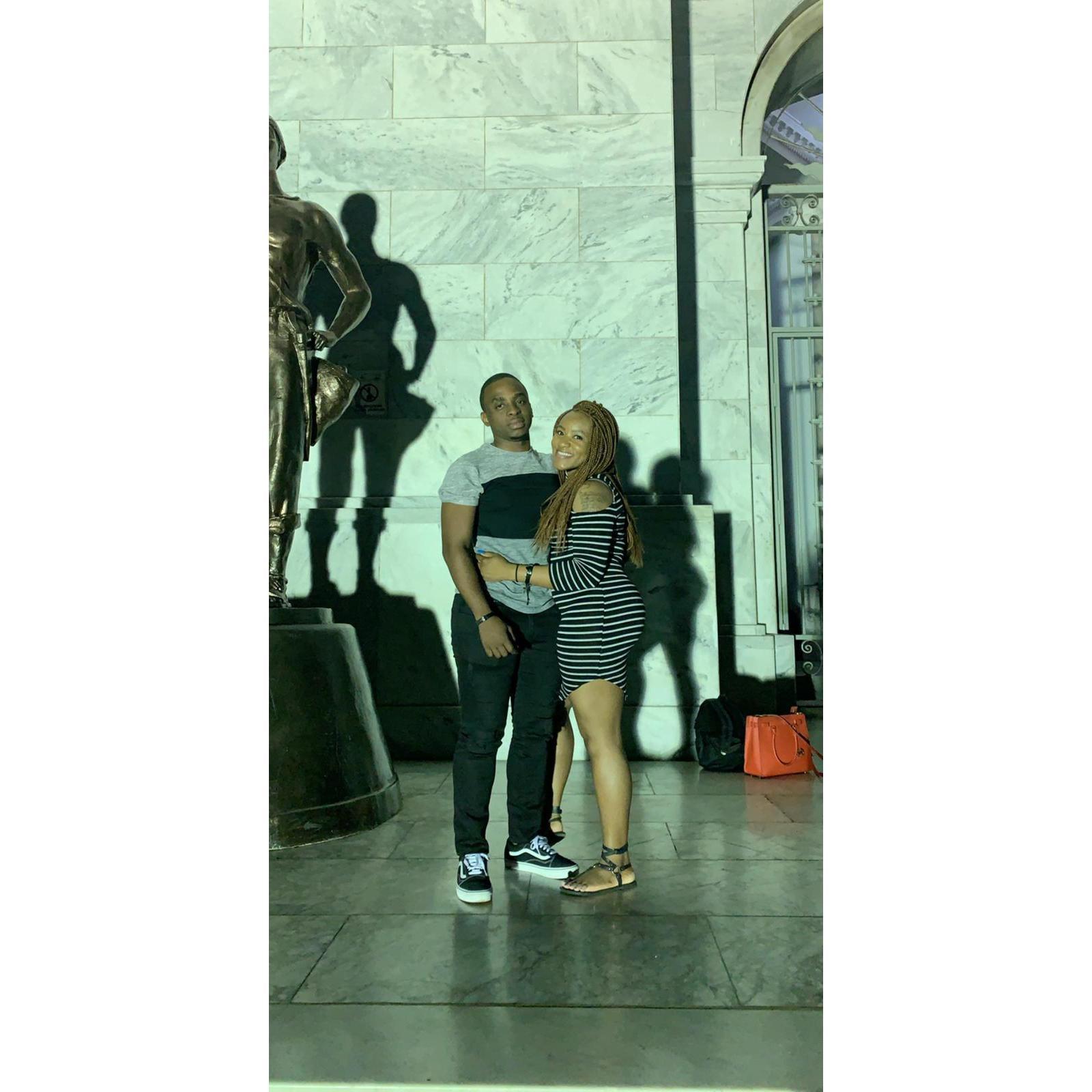 Take a walk with my soulmate  at the monument in Santiago (D0MINICAN REPUBLIC)