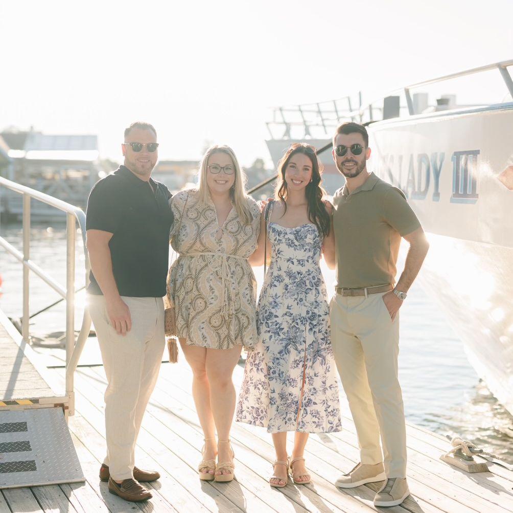 Us with Christian & Emily at their Wedding Welcome Party