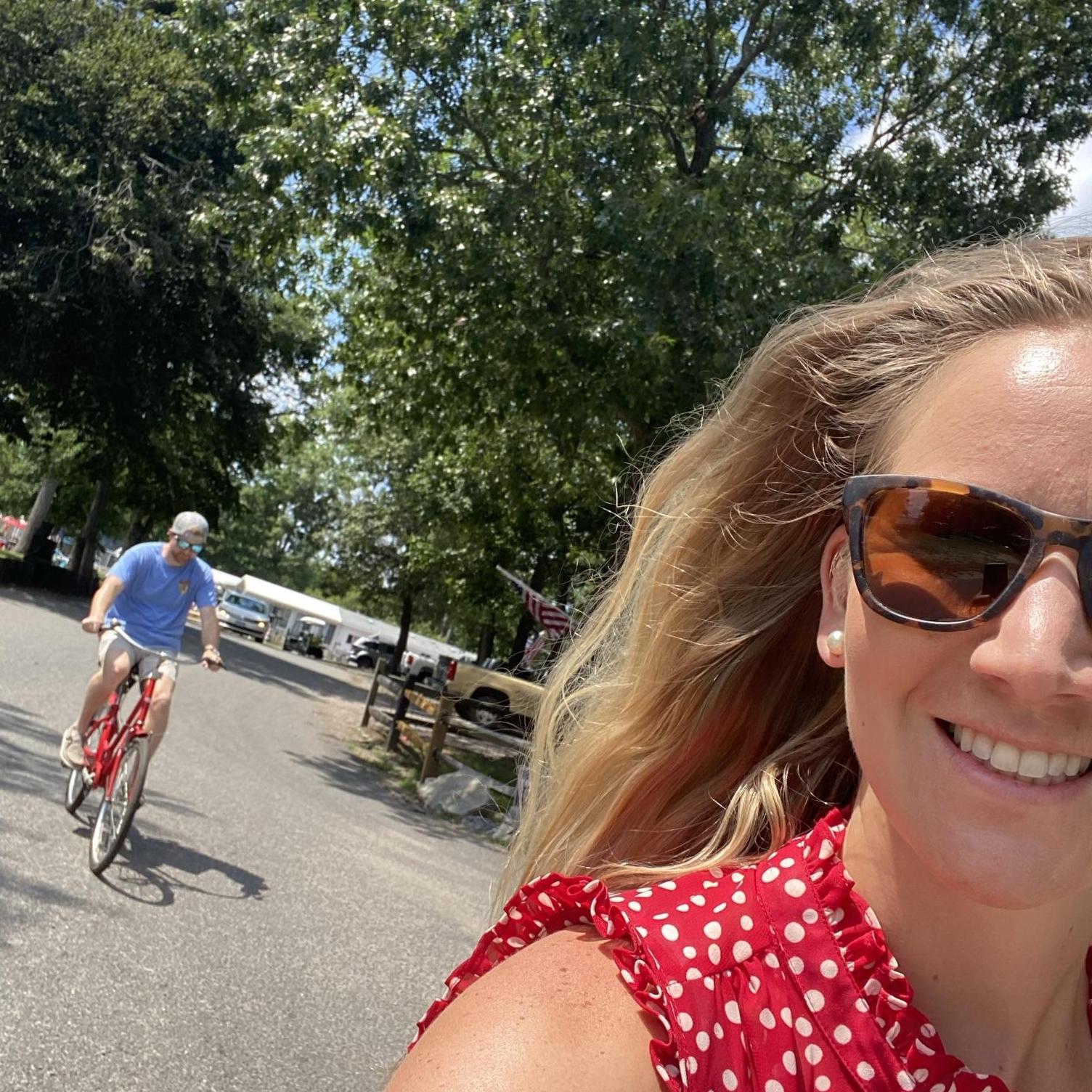 4th of July bike ride at the "Rock"