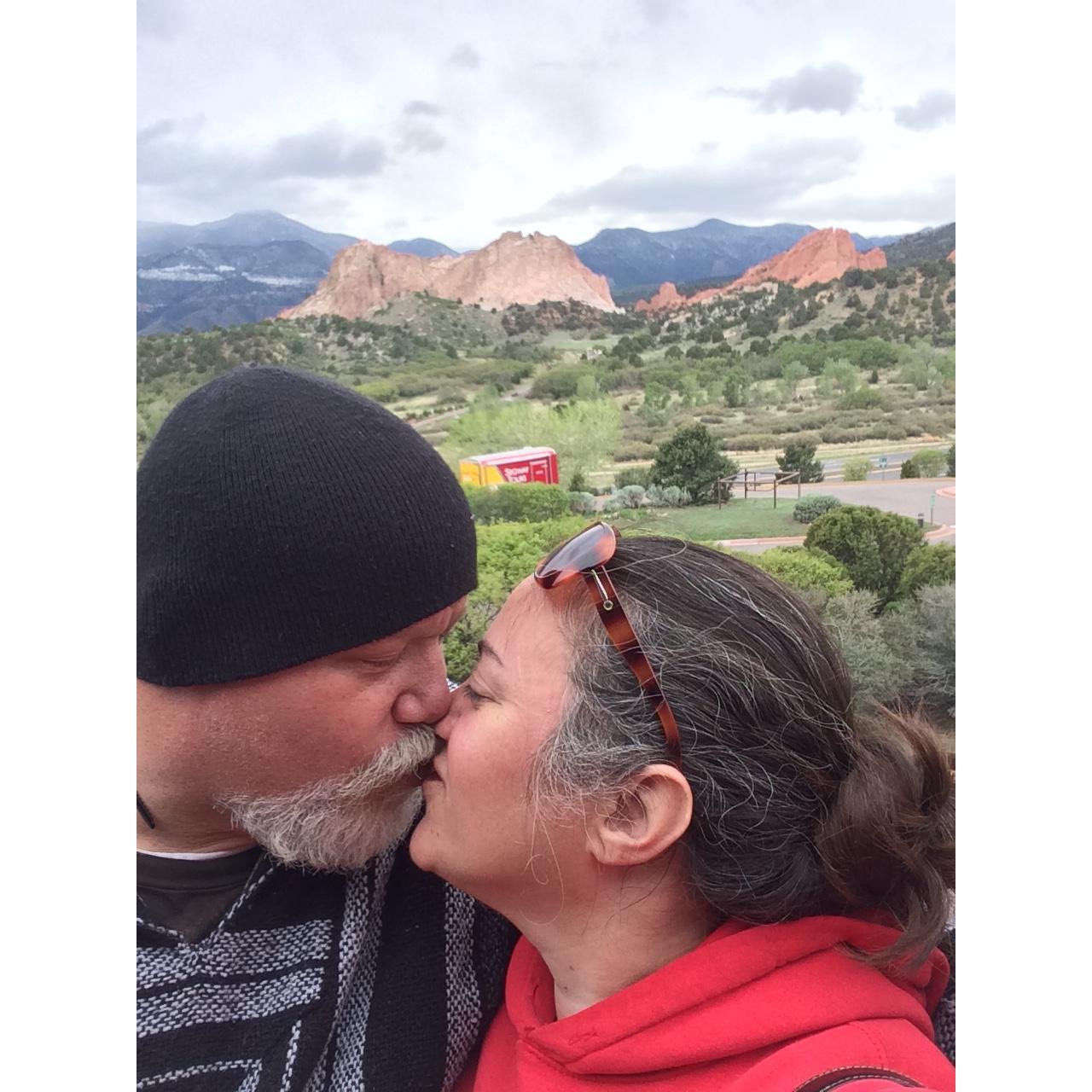 Here we are ignoring the scenery at Garden of the Gods.