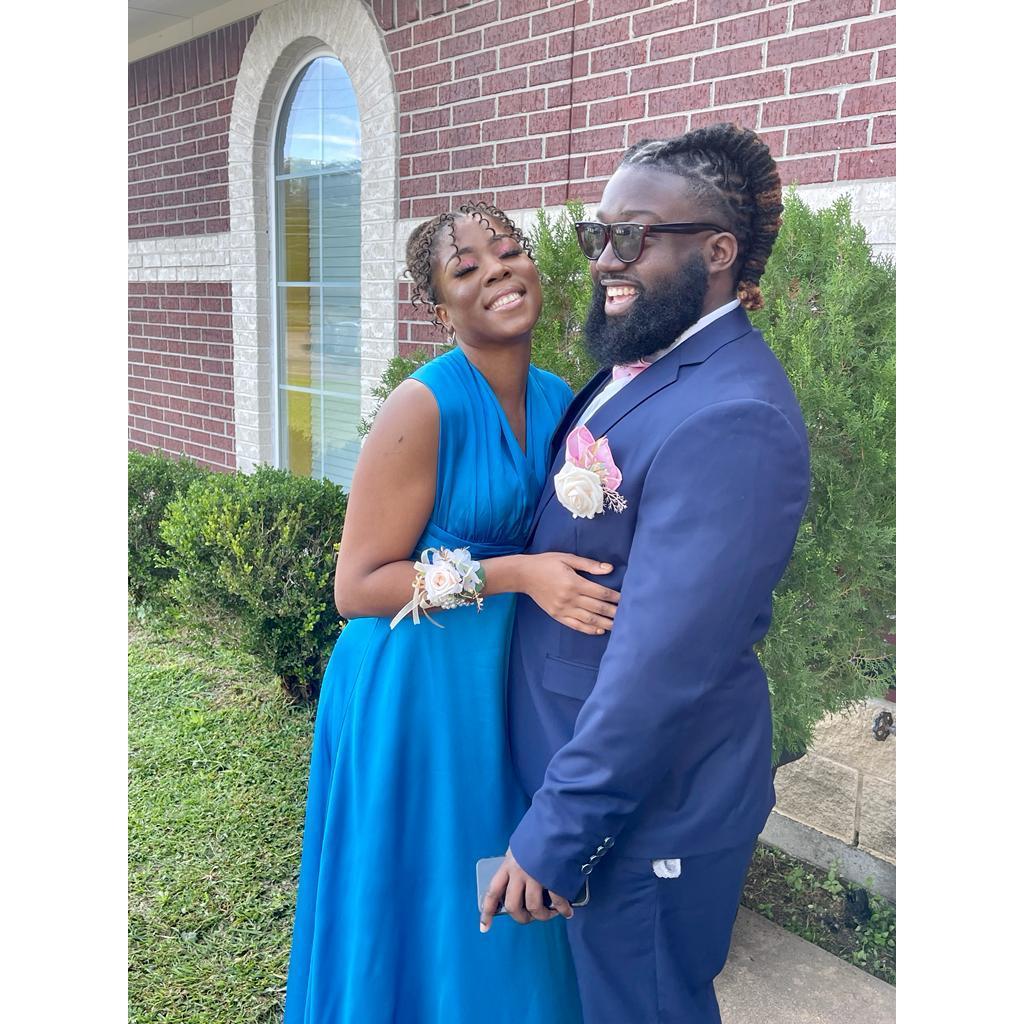 Our first time as a couple participating in a wedding.