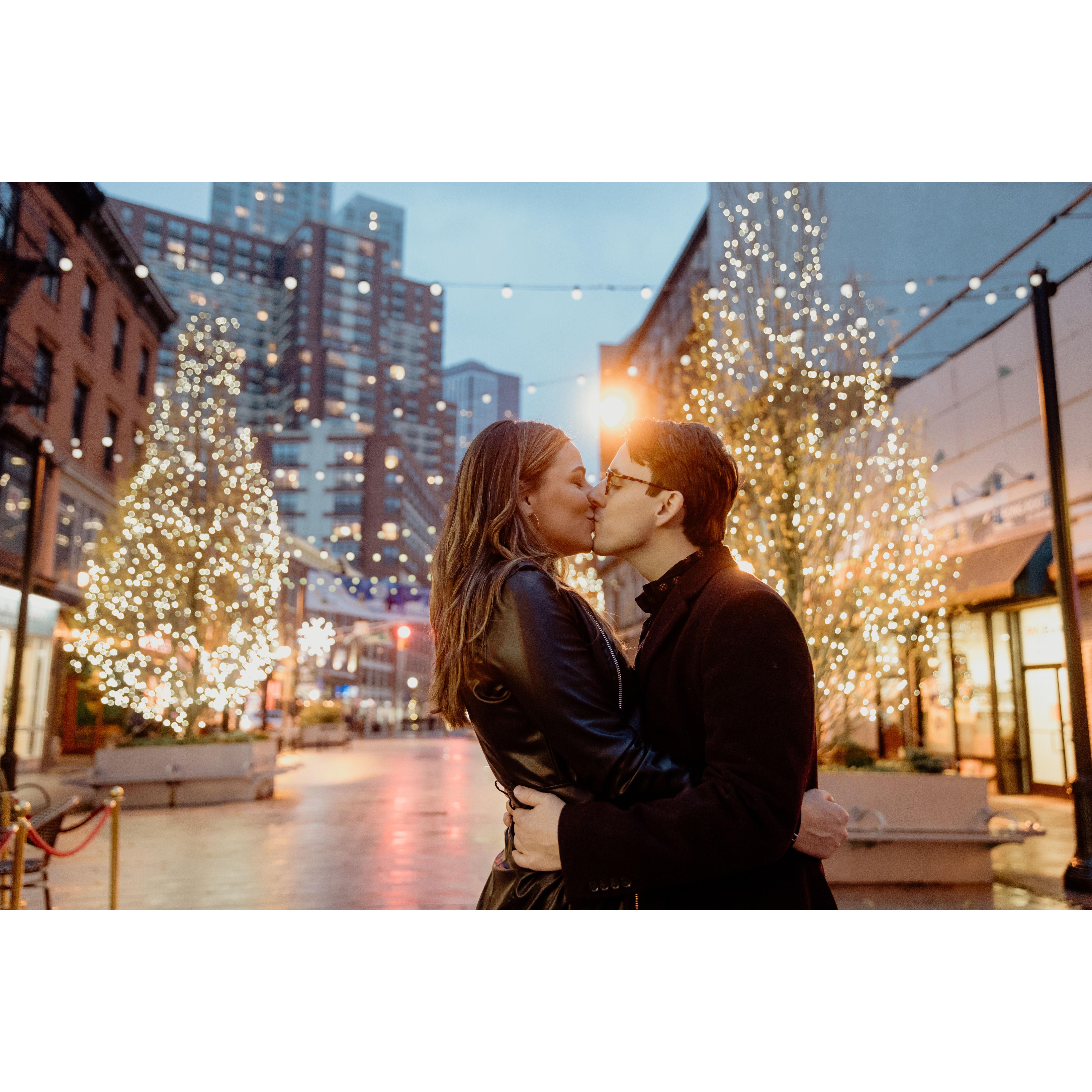 Engagement photoshoot, Jersey City, 2022