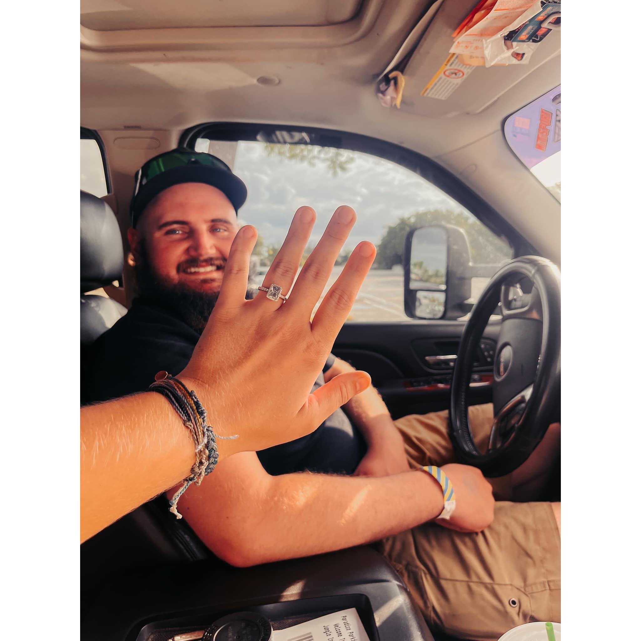 The day we got engaged 2023
