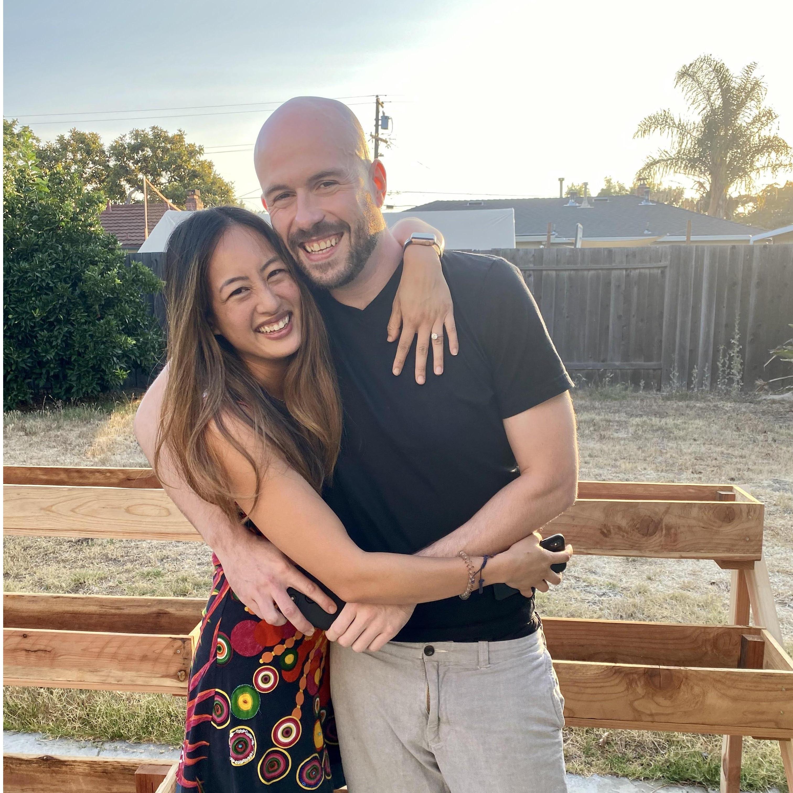 I said yes! Now you're stuck with me forever!