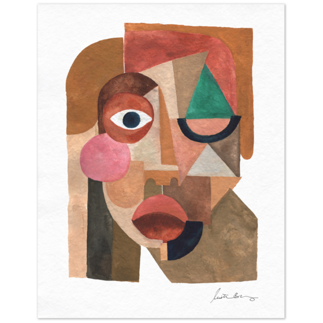 Face 1 Art Print by Justina Blakeney®