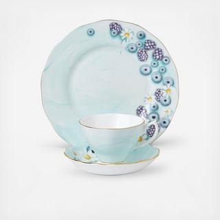 Alpha Foodie 3-Piece Teacup Set