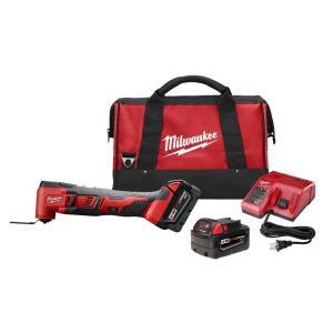 M18 18-Volt Lithium-Ion Cordless Oscillating Multi-Tool Kit w/(2) 3.0Ah Batteries, Accessories, Charger, Bag