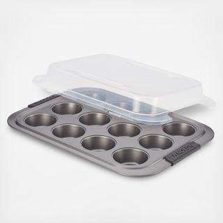 Advanced Nonstick 12-Cup Covered Muffin Pan